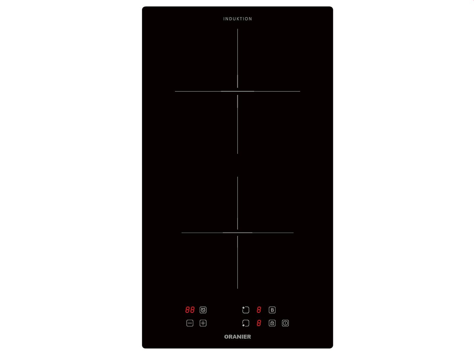 Oranier Induktions-Kochfeld KFI331, autark, Timer, TouchControl-Bedienung