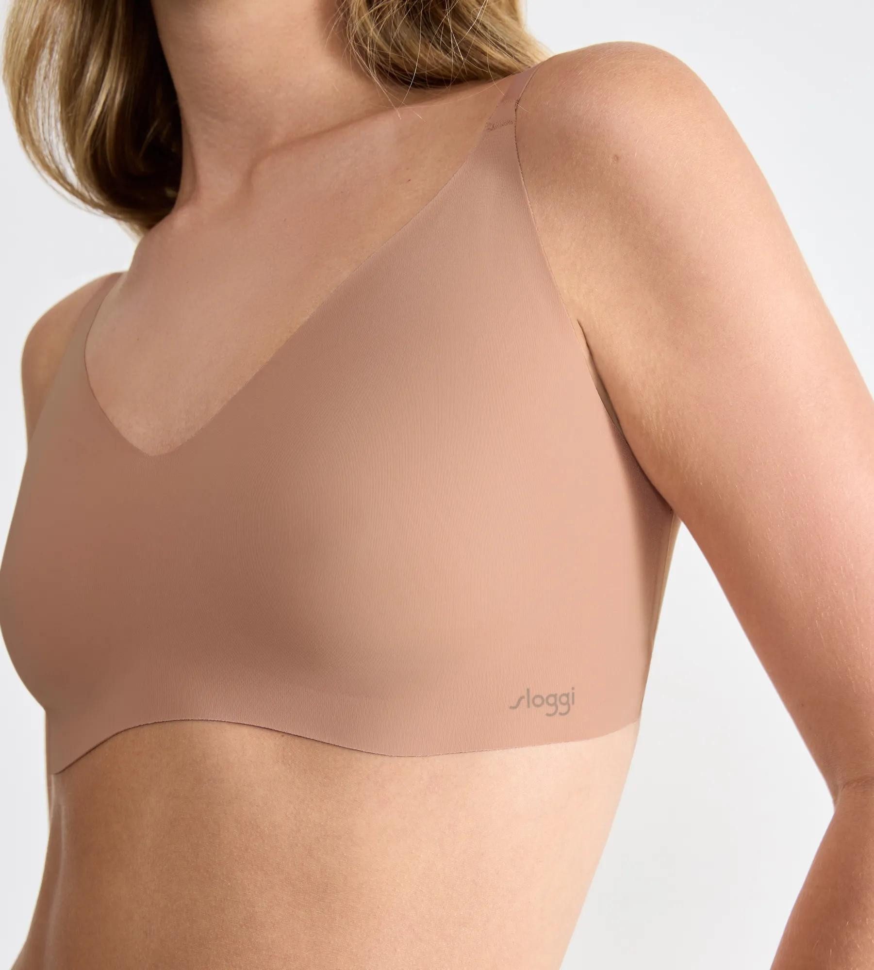 sloggi Bralette ZERO Microfibre 2.0 nahtlos, herausnehmbare Einlagen, mittlerer Halt, Microfaser