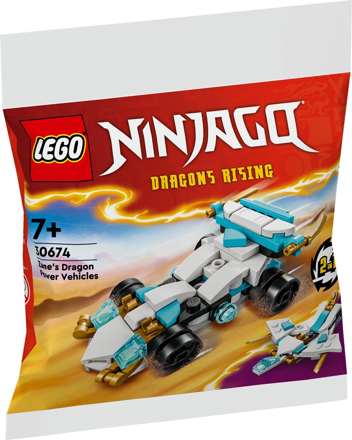 LEGO® LEGO® 30674 NINJAGO - Zanes Drachenpower-Fahrzeuge (Recruitment Bag) günstig online kaufen