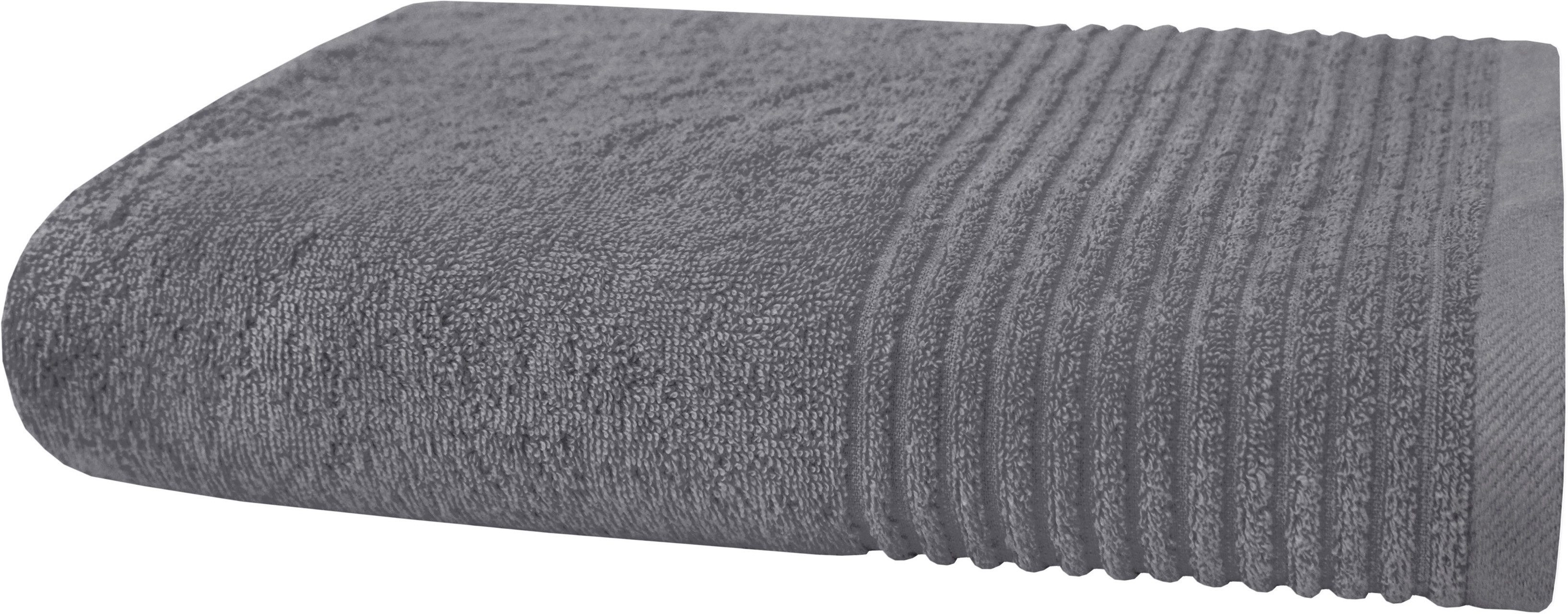 Dyckhoff Duschtuch Duschtuch BRILLANT, Baumwolle, 70x140 cm, 550 g/m², Frottier (Packung, 1-St), Baumwolle