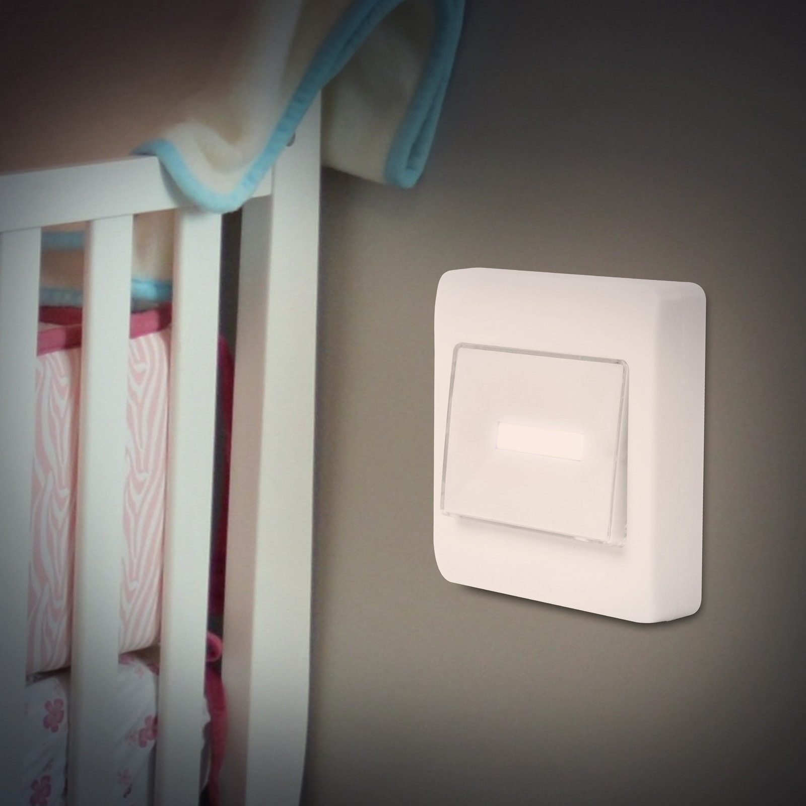 EAXUS LED Unterbauleuchte Unterschranklampe - Wandlampe Batteriebetrieben - Küchenleuchte, Selbstleuchtender Lichtschalter, LED fest integriert, 6.500 Kelvin (N – Bild 4 von 5