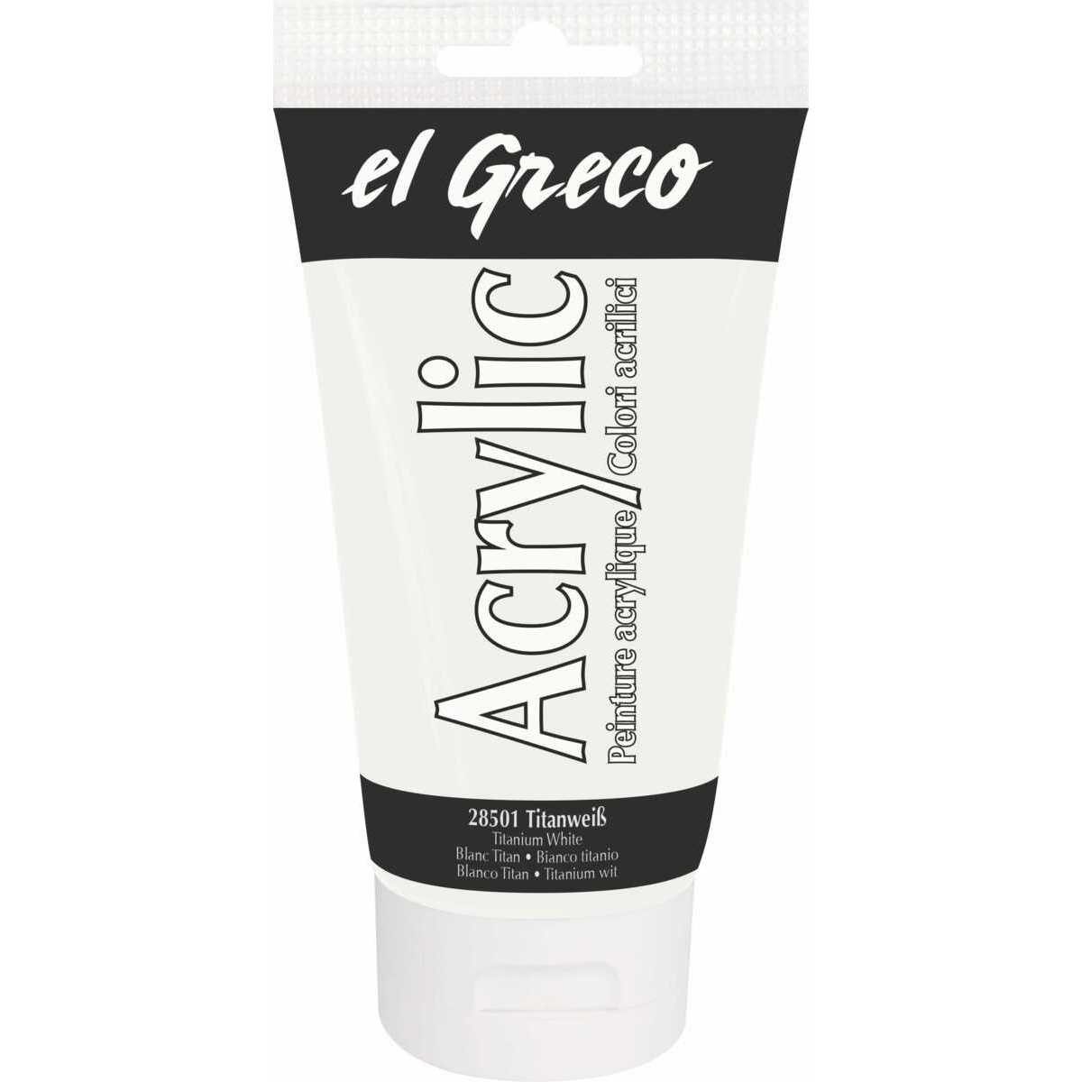 C. KREUL Acrylfarbe KREUL Acrylfarbe eL Greco titanweiß 150ml Tube