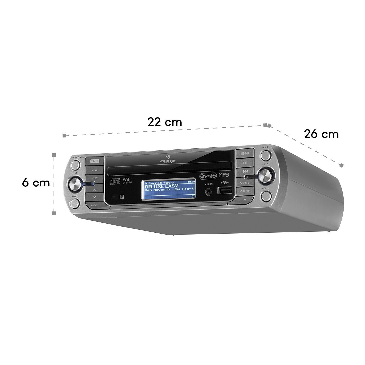 Auna KR-500 CD Radio (5.4 W)