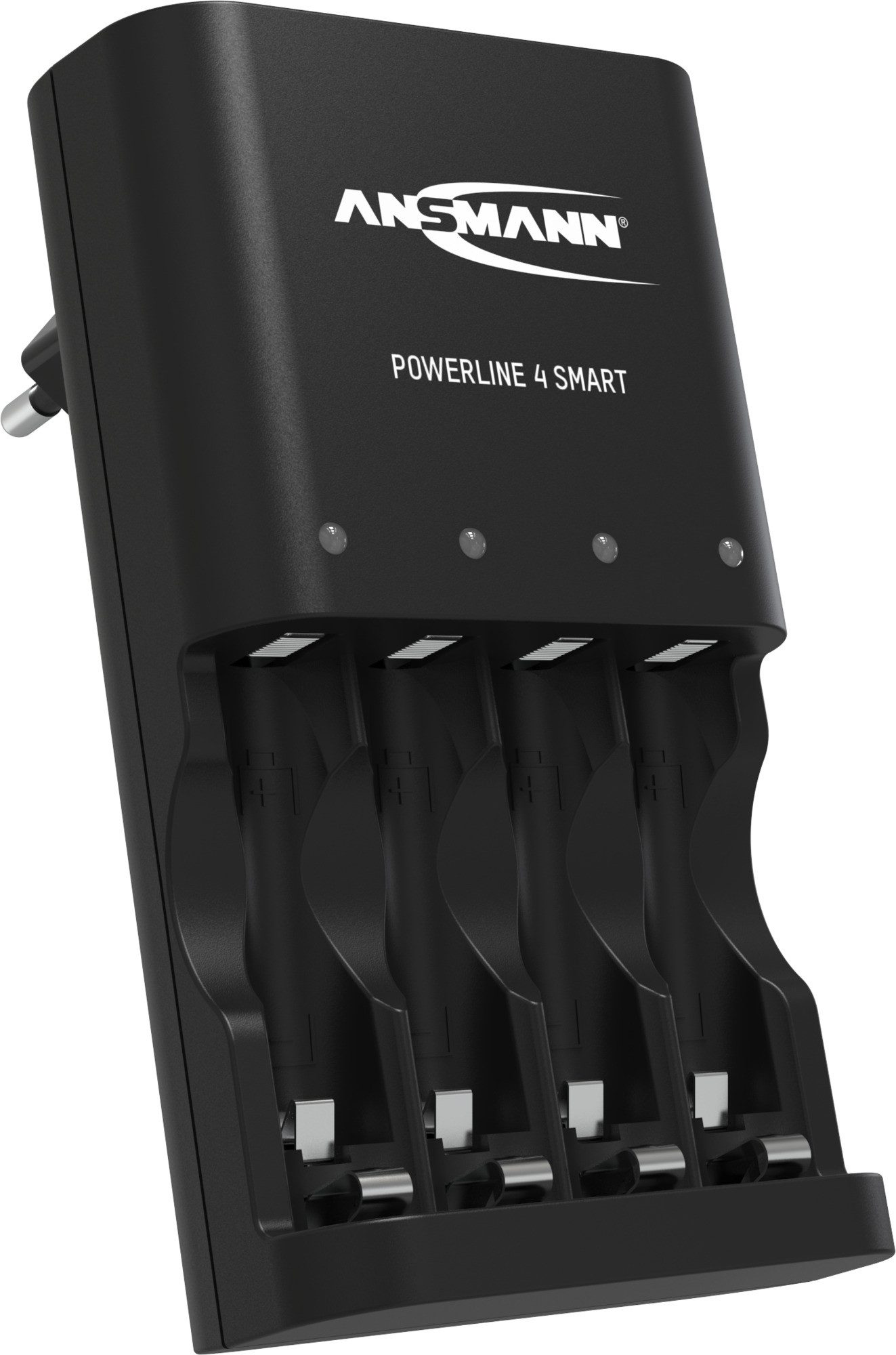ANSMANN AG Akku Ladegerät für 1-4 AAA AA, Repair-Modus, 100V-240V Universal-Ladegerät