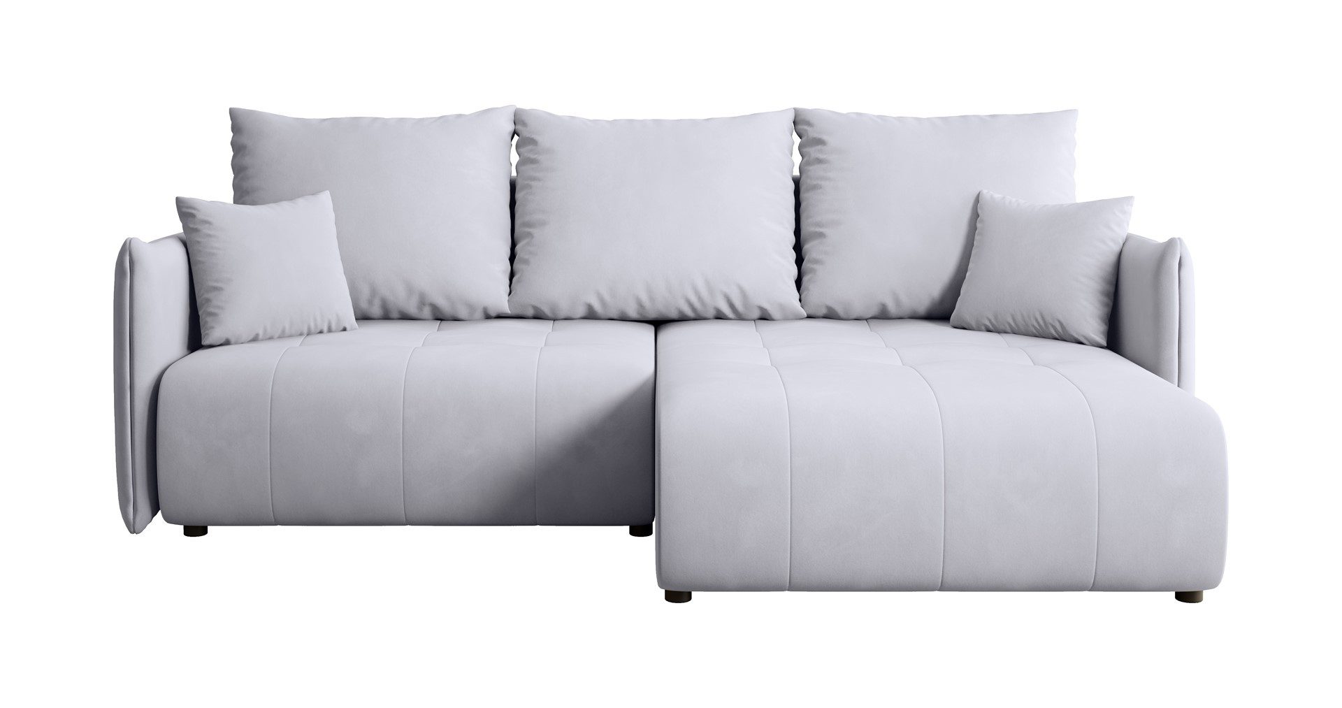 Beautysofa Ecksofa HENRY MINI, mit Schlaffunktion, mit Bettkasten