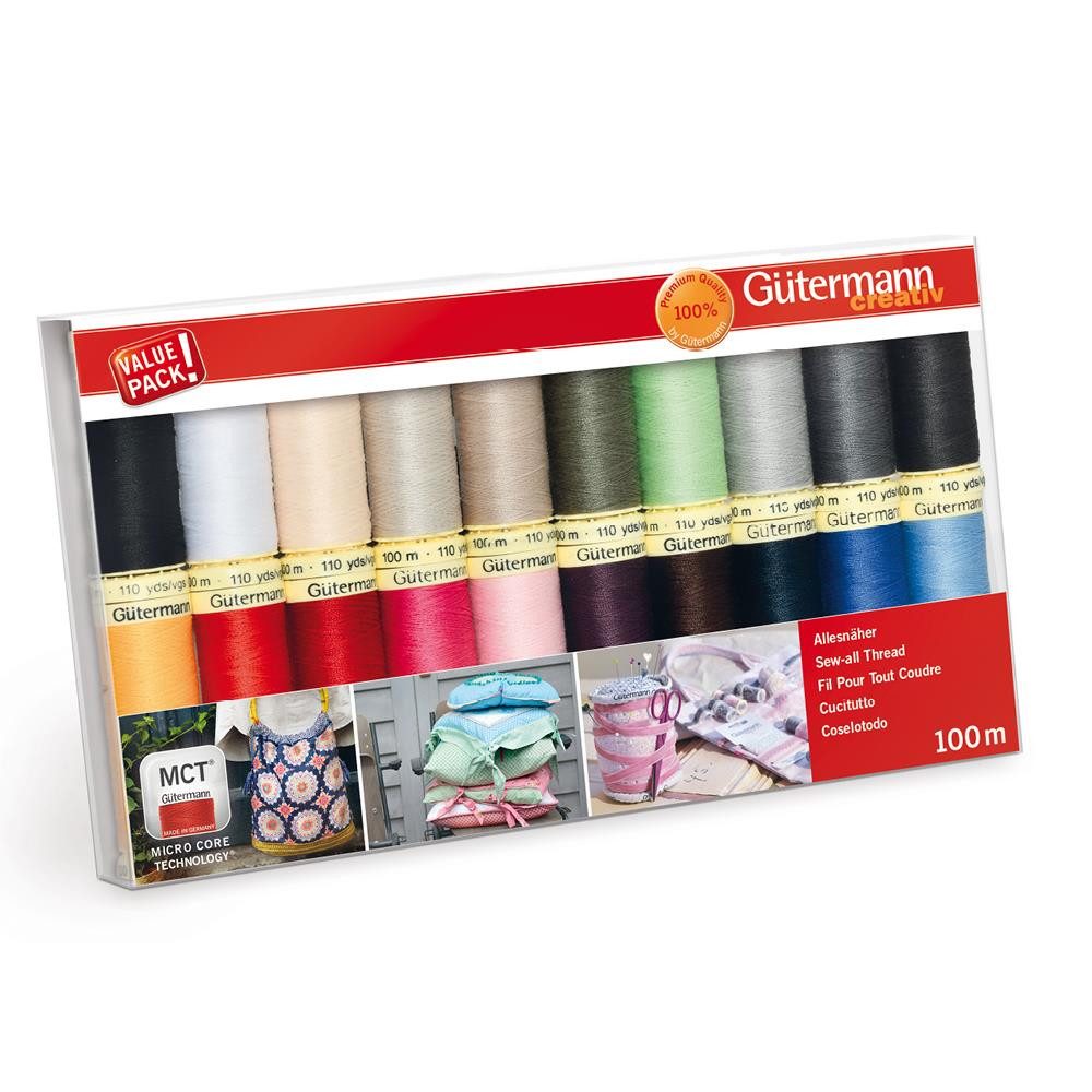 Gütermann Gütermann Nähfaden-Set Allesnäher 20x100m Col.1 Nähgarn