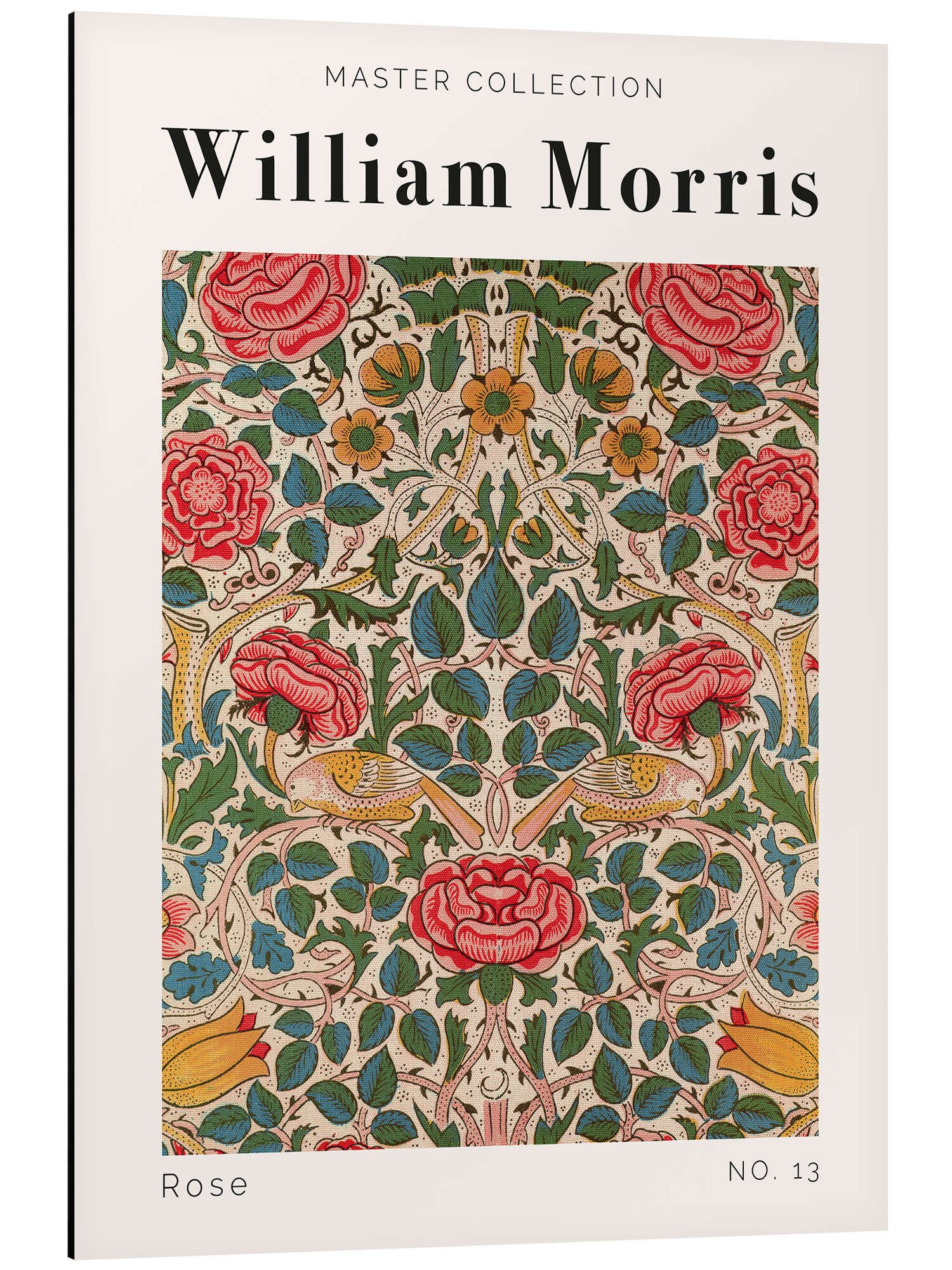 Posterlounge Wandbild Rose No. 13, William Morris, erhältlich als Poster, Leinwandbild, Wandsticker oder Acrylglasbild