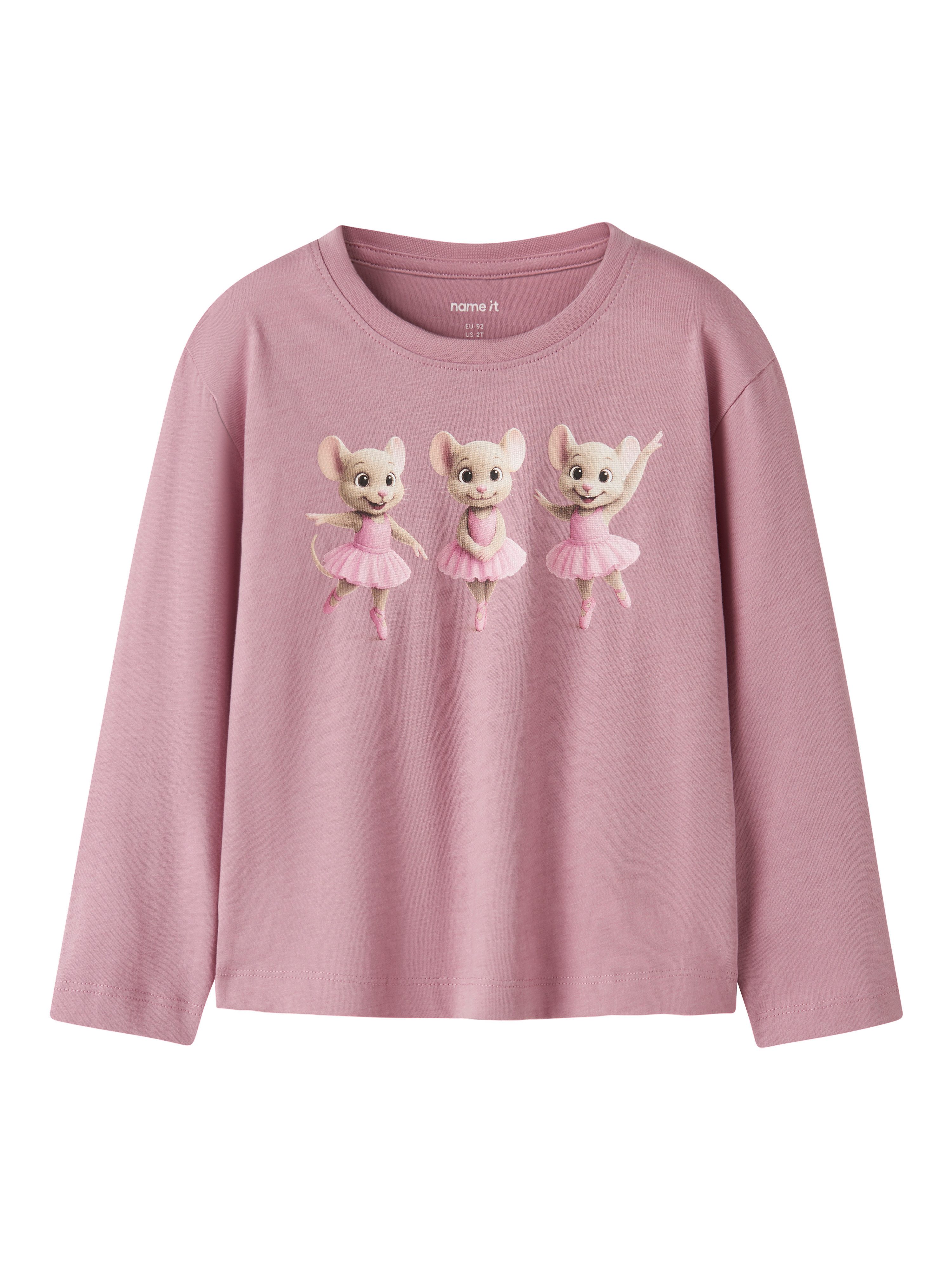 Name It Langarmshirt NMFVOTEA LS NREG TOP mit tollen Tiermotiven