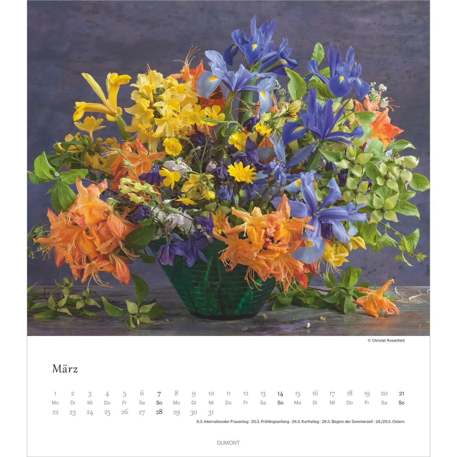 NEUMANN Wandkalender Blumenliebe 2027