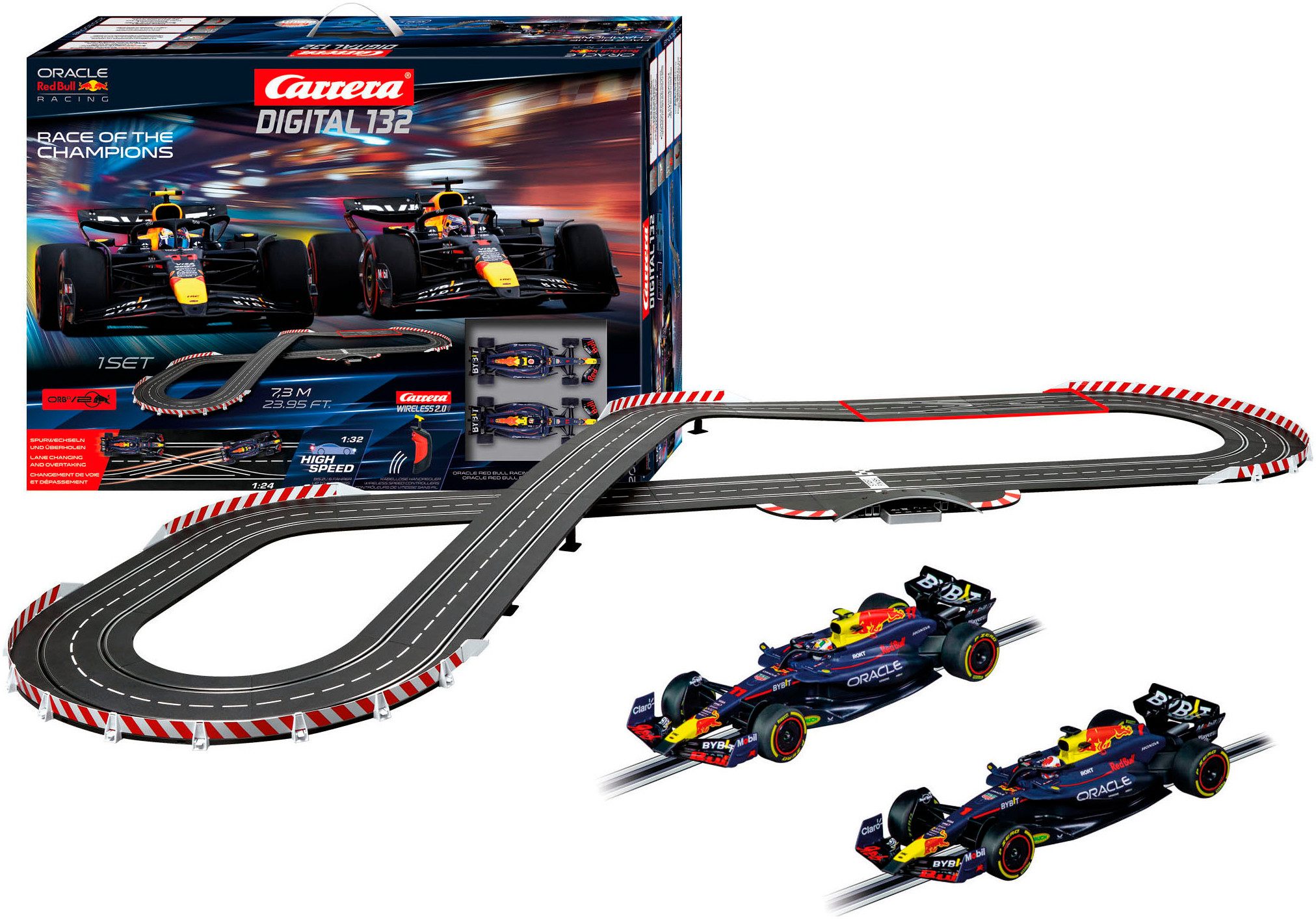 Carrera® Autorennbahn Carrera Digital 132 Oracle Red Bull Racing Race of the Champions (Streckenlänge 7,3 m)