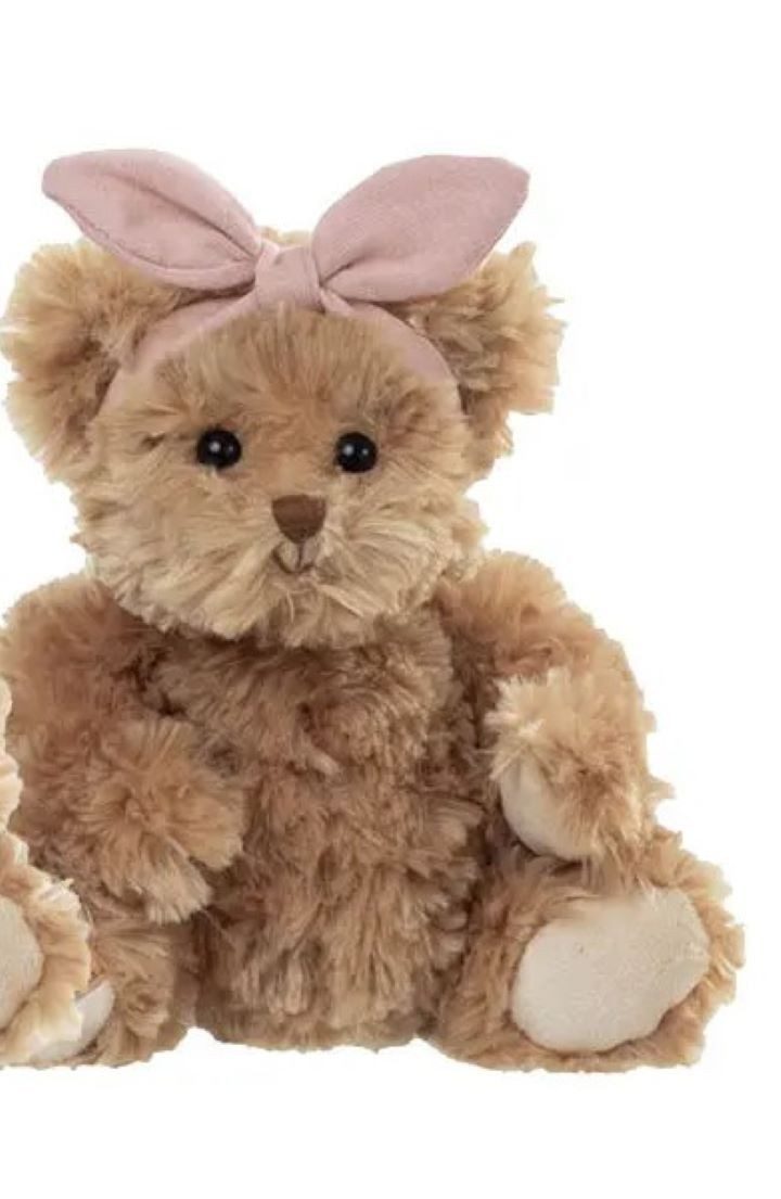 Bukowski Kuscheltier Bukowski Teddybär Jayleen mit rosa Schleife 25 cm Plüschteddybär