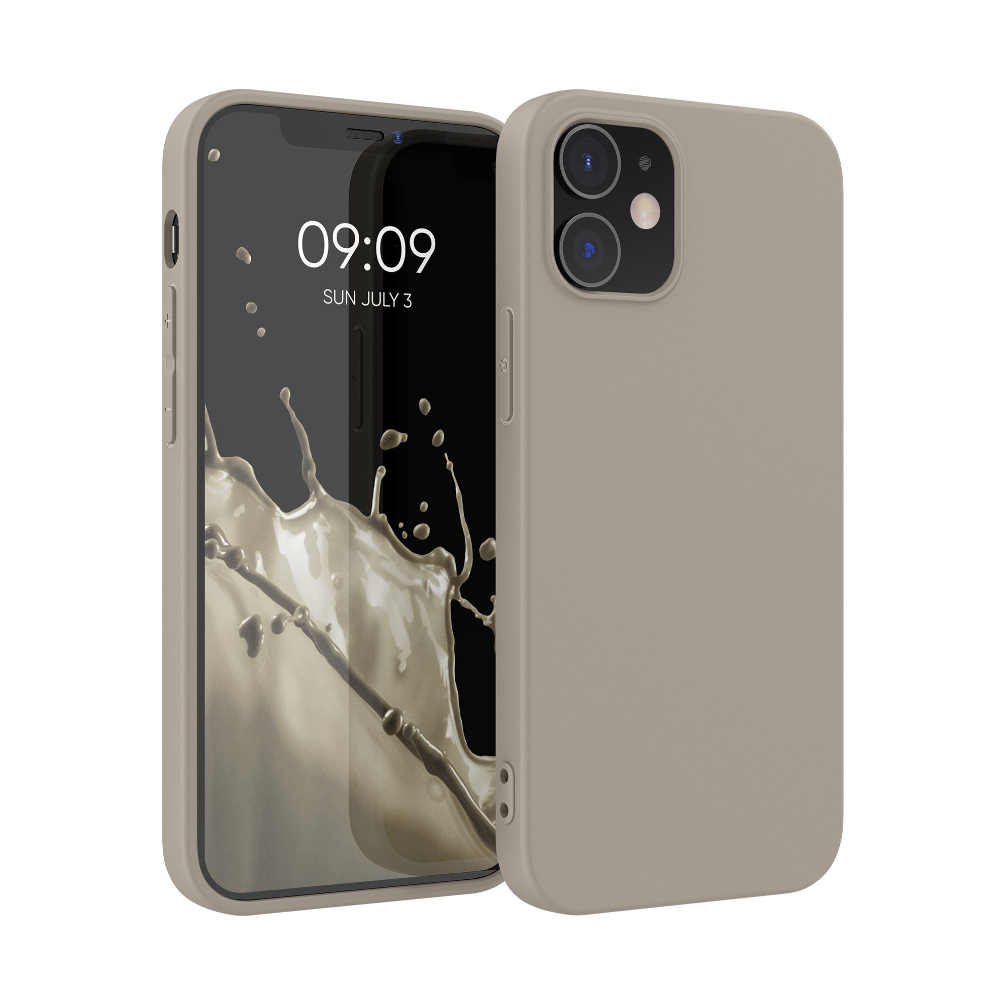kwmobile Handyhülle Hülle für Apple iPhone 12 / 12 Pro, Hülle Silikon - Soft Handyhülle - Handy Case Cover