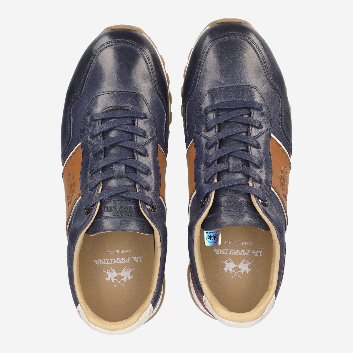 La Martina La Martina TODI, Sneaker, Blau, kombiniert, Herren Sneaker
