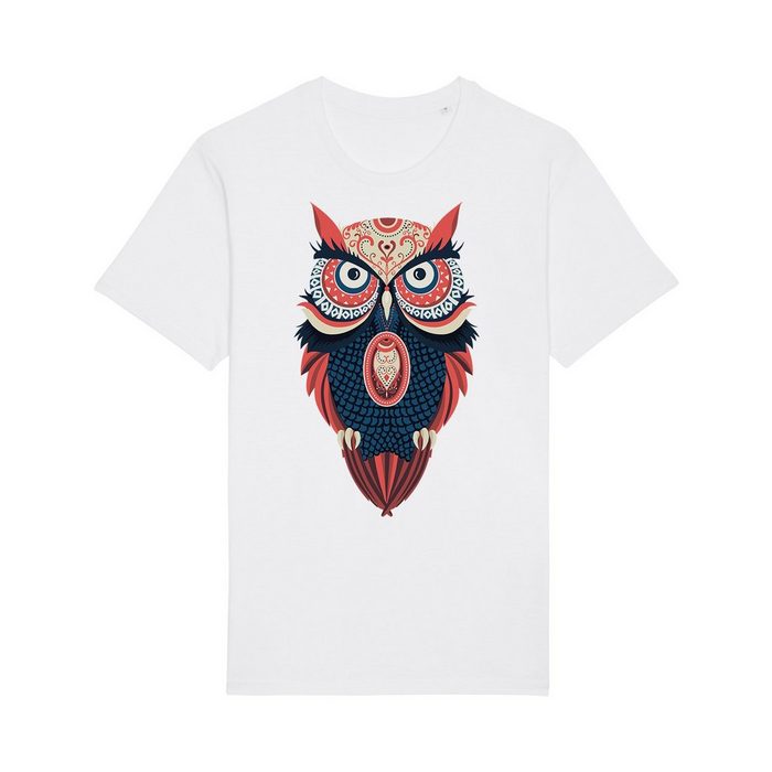 wat? Apparel Print-Shirt Colorful Owl (1-tlg)