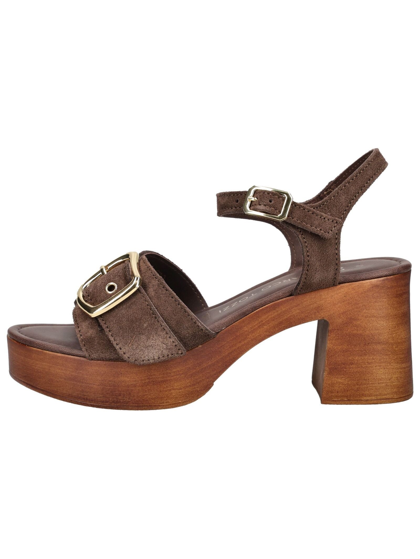 MARCO TOZZI Sandalen Veloursleder . High-Heel-Sandalette