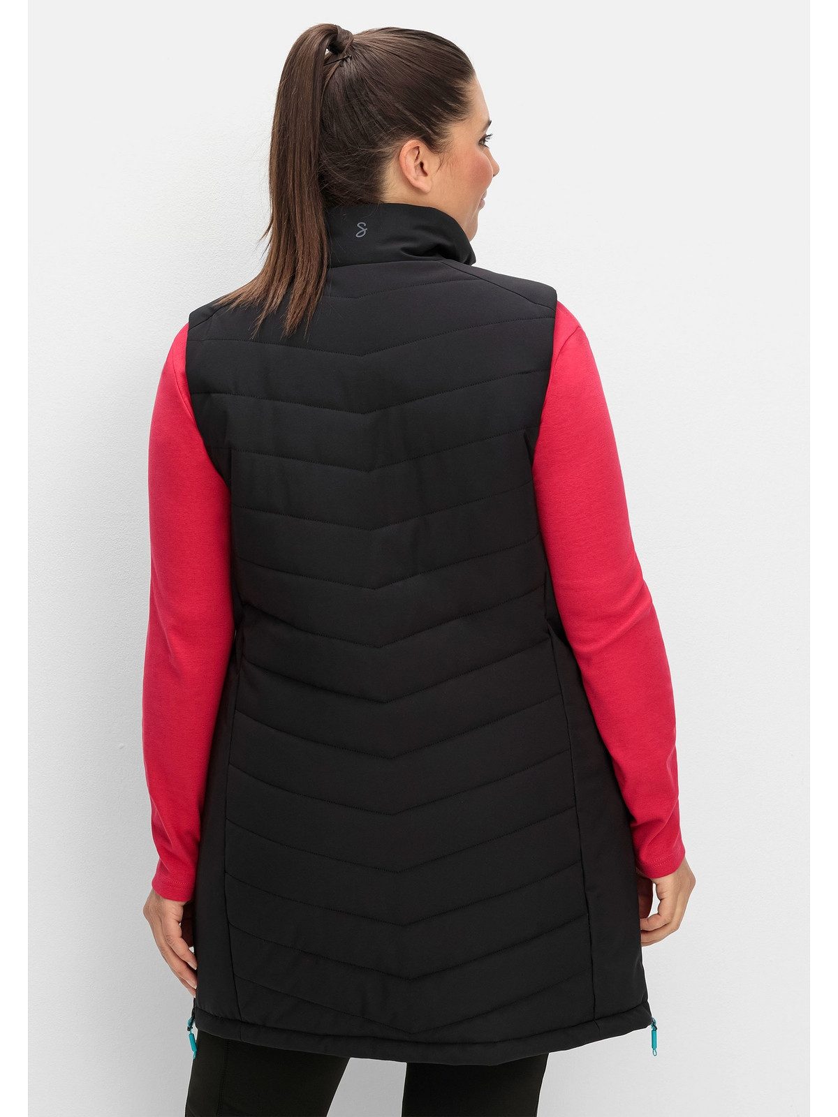 Sheego Longweste Große Größen atmungsaktiv, wasser- und winddicht