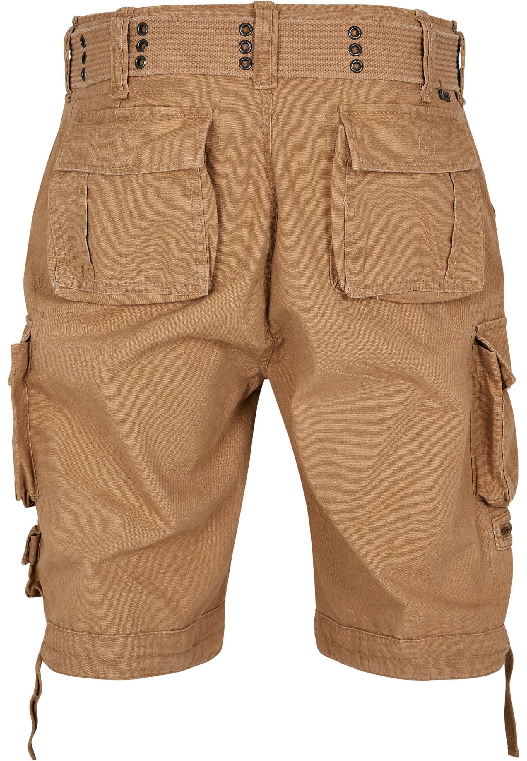 Stoffhose (1-tlg) Vintage beige Savage Herren Cargo Brandit Shorts