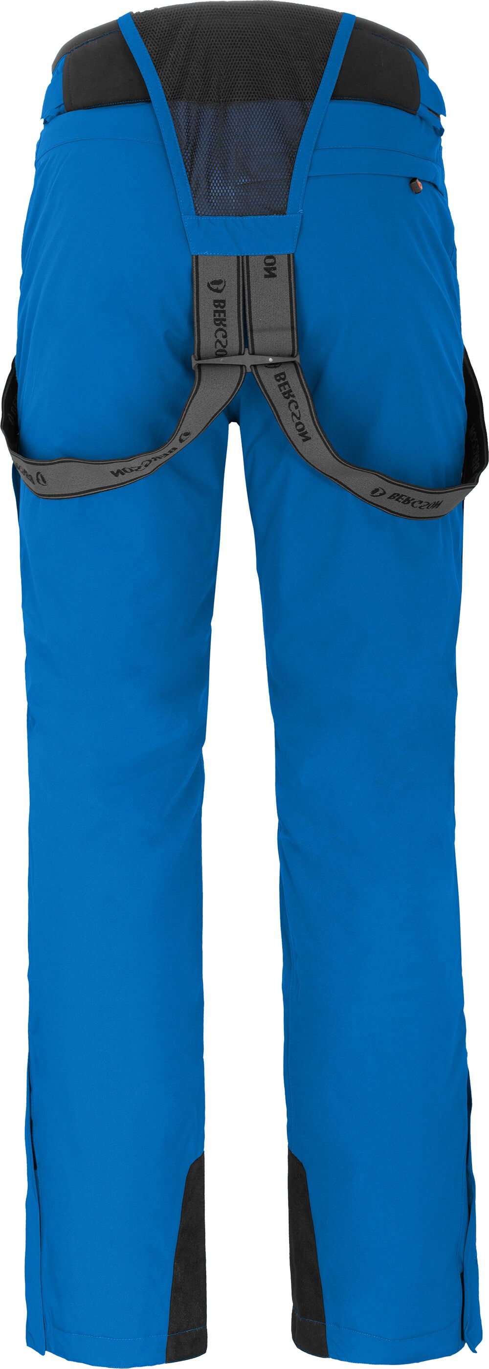 Bergson Skihose FLEX Herren Skihose, warm wattiert, elastisch, wasserdicht, Kurzgrößen, bl