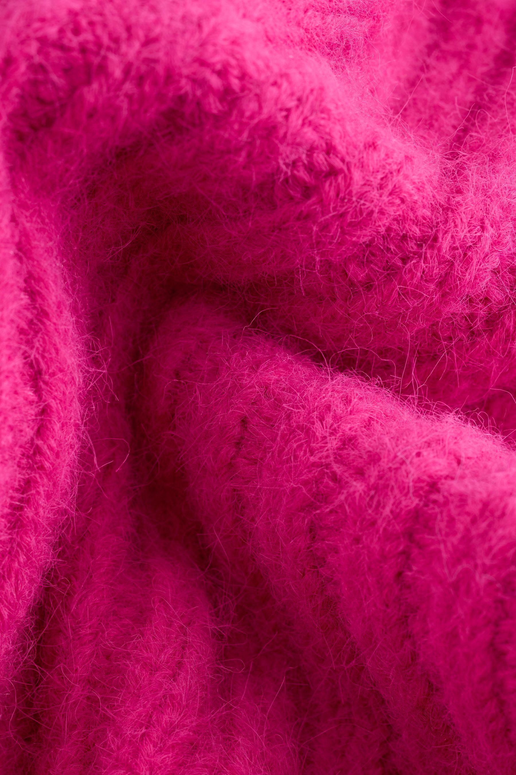 Next Rundhalspullover Gerippter Rundhals-Pullover aus Wollgemisch (1-tlg) günstig online kaufen