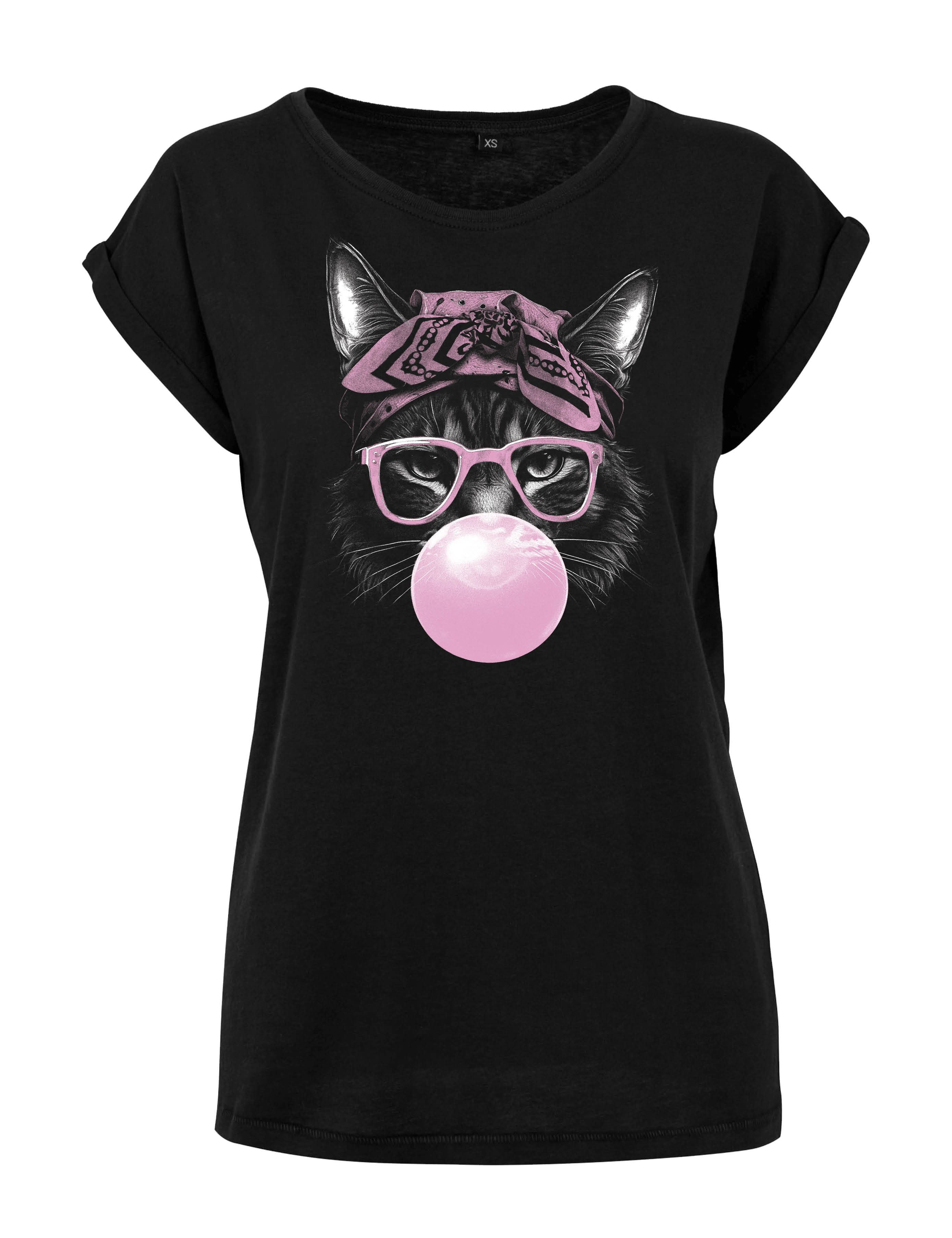 Youth Designz Print-Shirt Coole Katze Damen T-Shirt als Statement oder Gesc günstig online kaufen