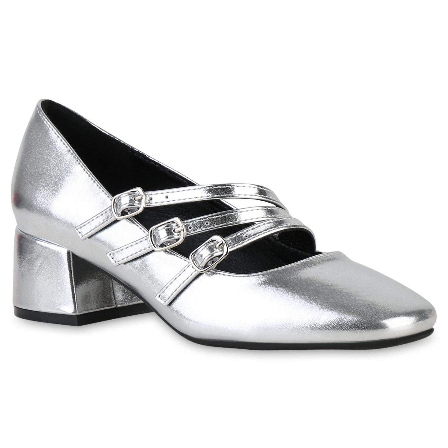 VAN HILL 841478 Mary-Jane-Schuhe Damen Mary Janes Туфли Klassische Lack Elegante