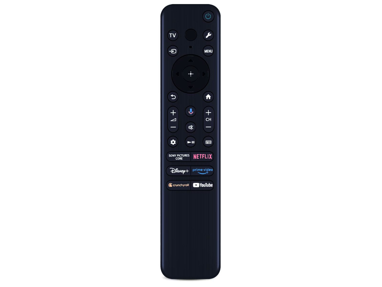 azurano Ersatz für SONY RMF-TX920U, 101955411, RMF-TX820U, 101955911, Universal-Smart-TV-Fernbedienung (Bluetooth, Sprachsteuerung, Sprachsuche, Tastenbeleuchtung)