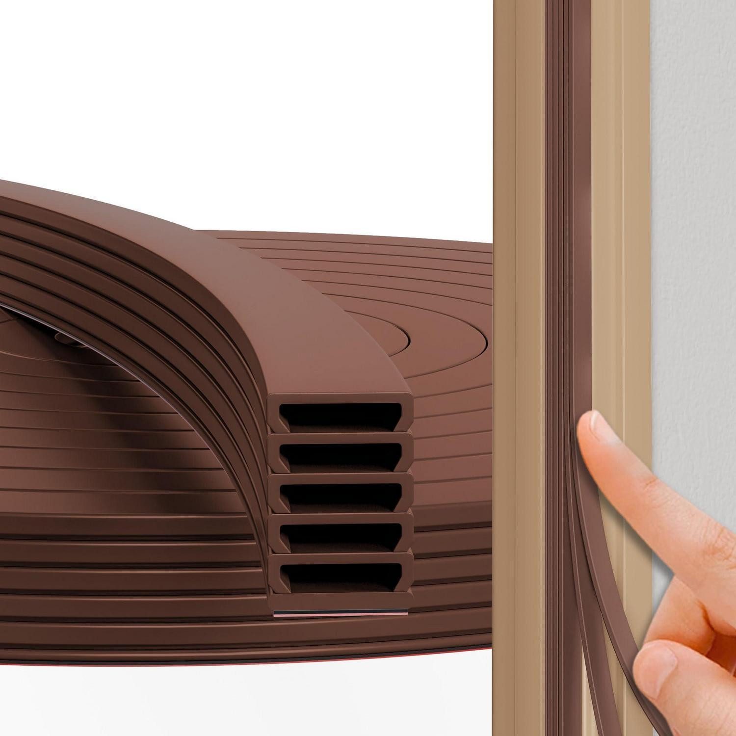 LuxusKollektion Türdichtband Türdichtung Braun 12m
