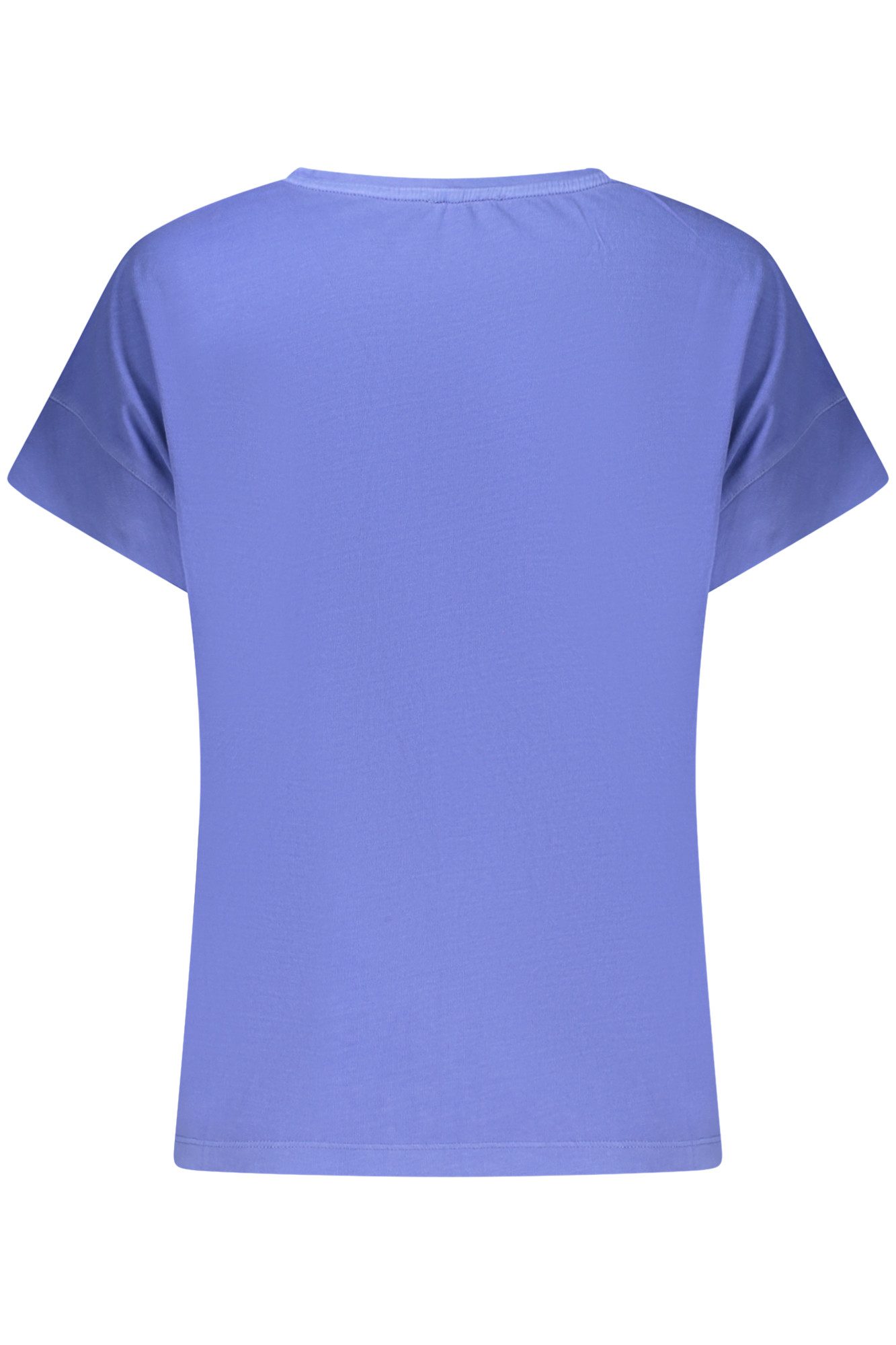 North Sails T-Shirt Damen Kurzarm T-Shirt Blau mit Reliefdruck und