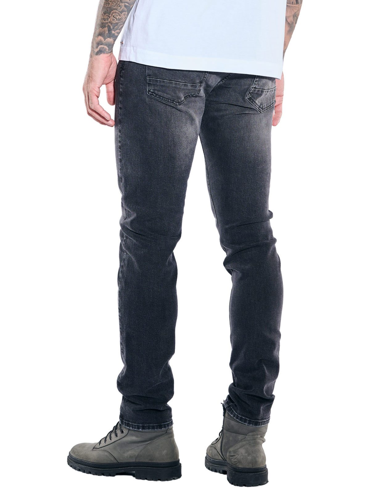 emilio adani Stretch-Jeans Herren Jeans, Dunkelgrau