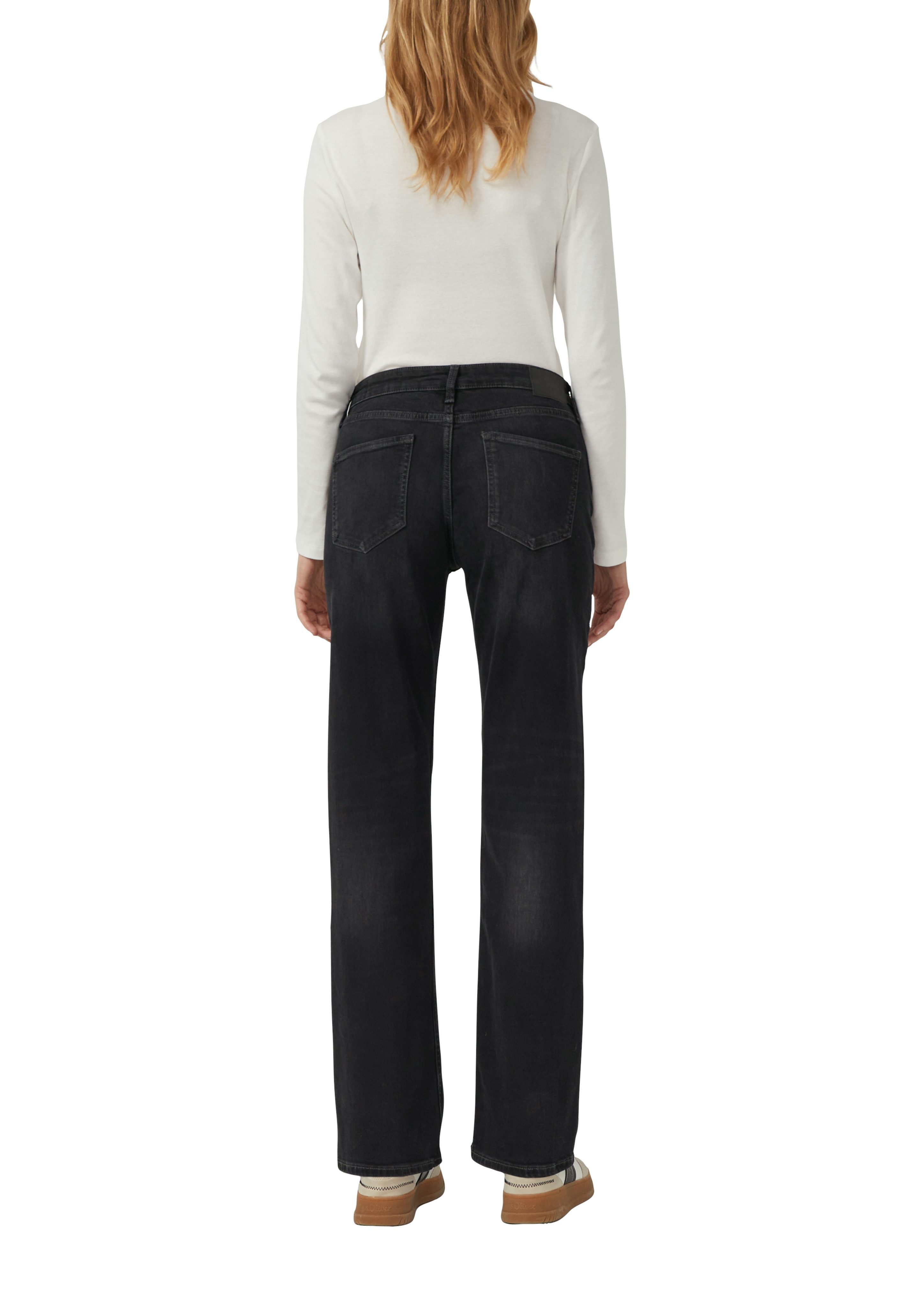 s.Oliver Straight-Jeans Mid Rise, Regular Fit günstig online kaufen