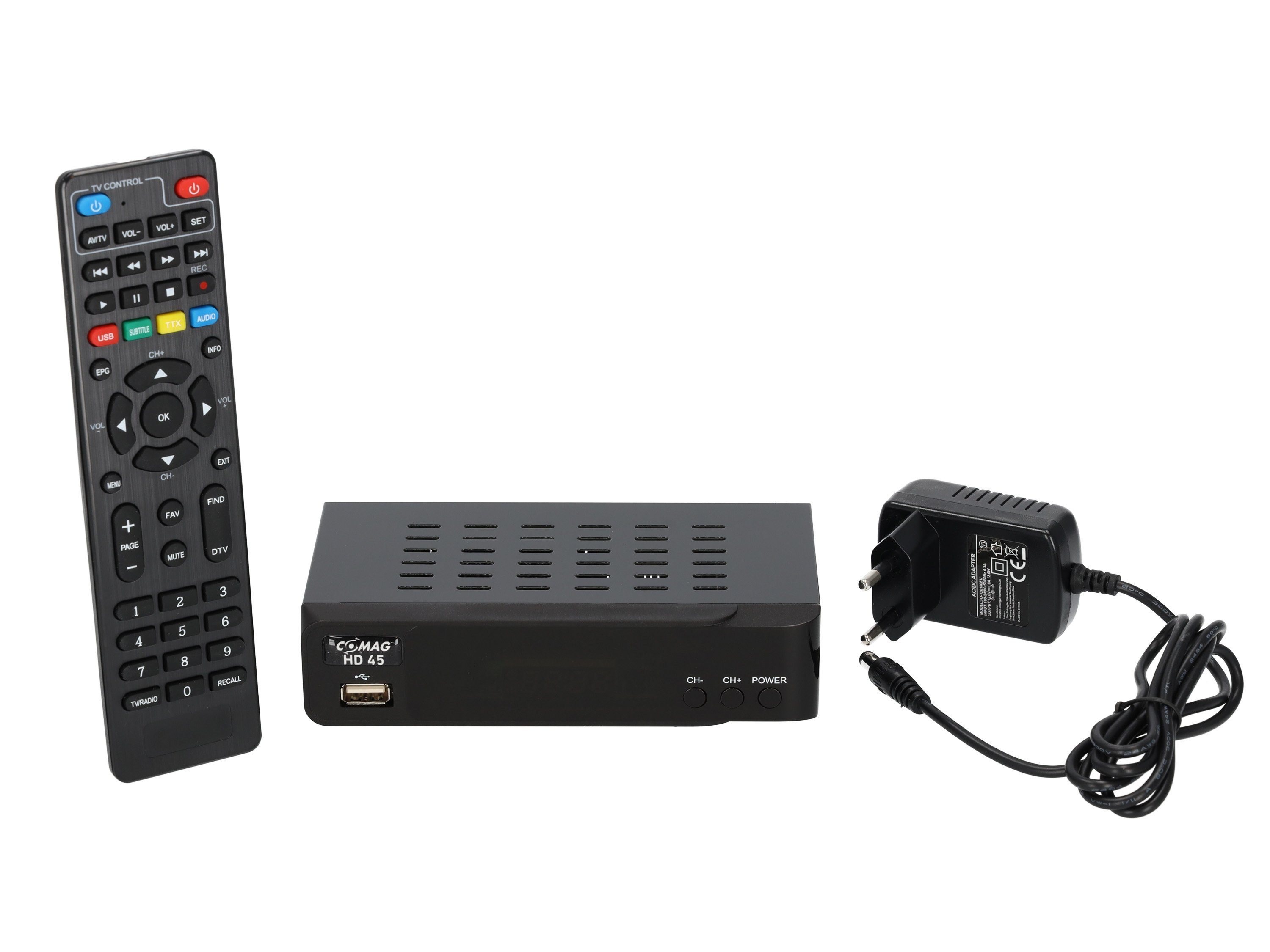 1080p HDTV SAT-Receiver DVB-S2) Full HD45, (USB, Comag HDMI, Scart DVB-S2