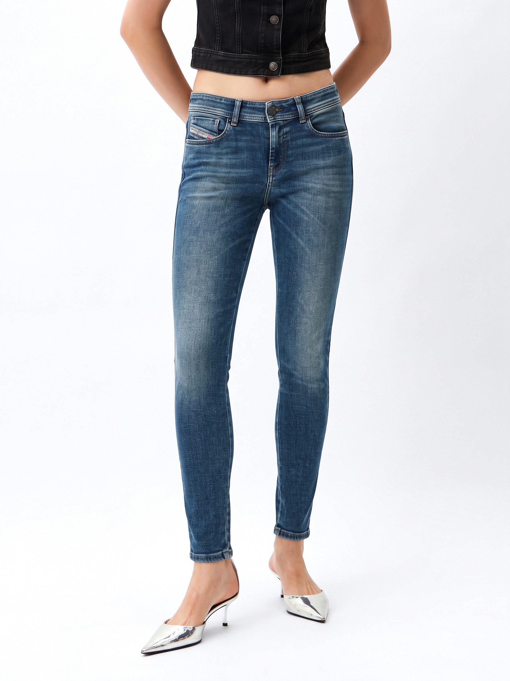Diesel Skinny-fit-Jeans mittlere Leibhöhe, hoher Stretch - 2017 SLANDY