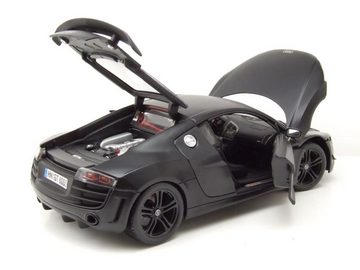 Maisto® Modellauto Audi R8 GT matt schwarz Modellauto 1:18 Maisto, Maßstab 1:18