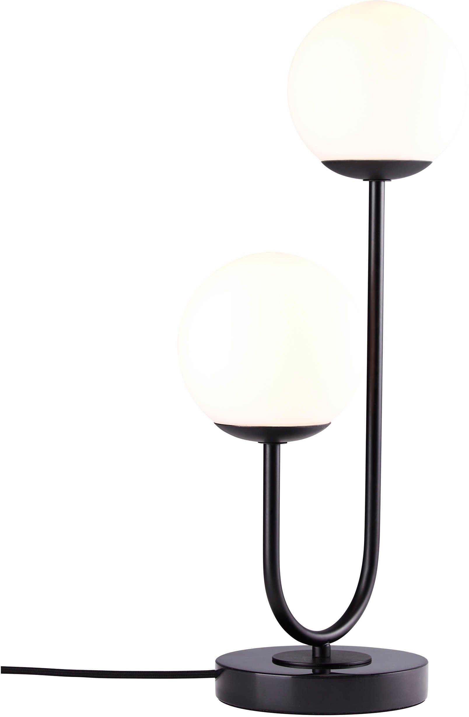 Lampenfuß Tischlampe Stahl 28,5 cm Hoch mit Schnurschalter Zuleitung weiß 