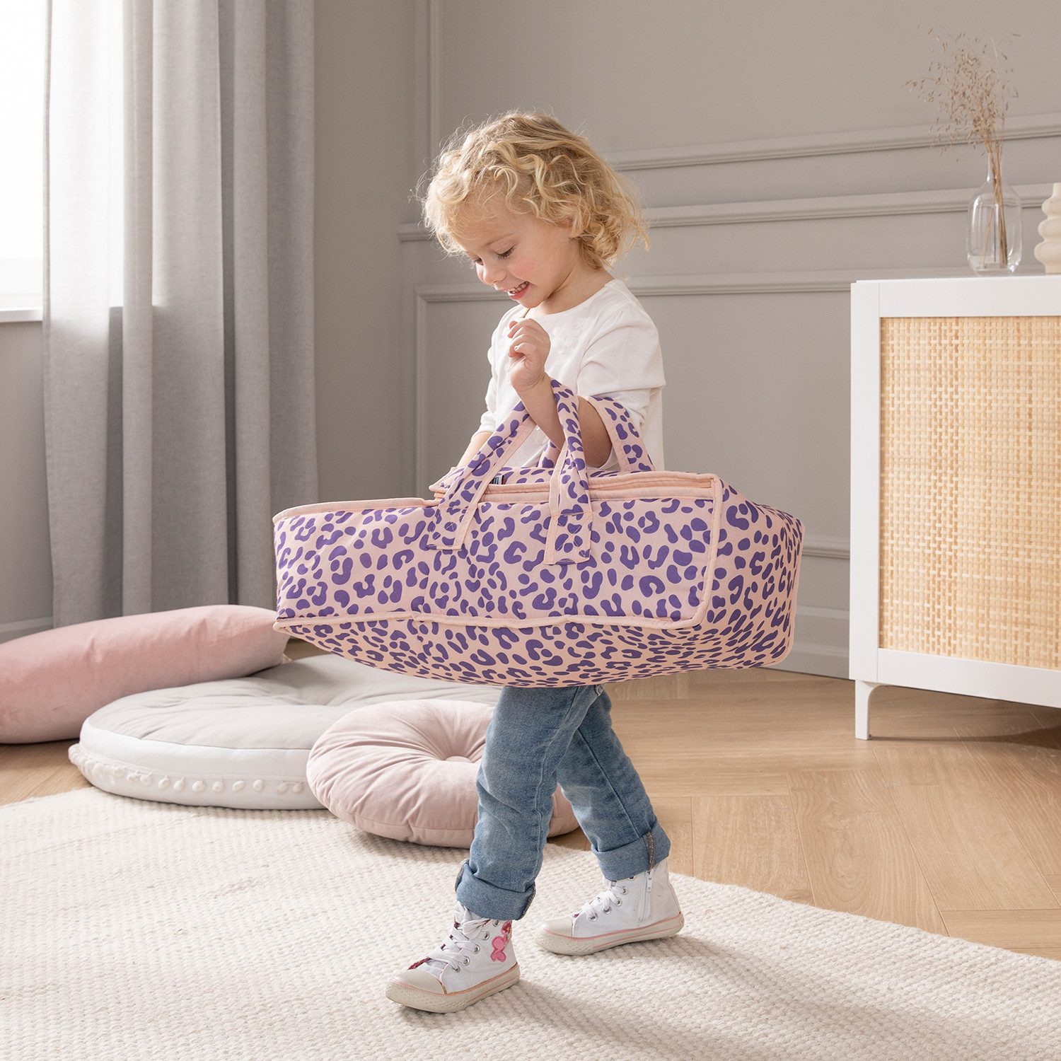 howa Puppen Tragetasche Leo, Puppenzubehör für Babypuppen, für Puppen bis 48cm