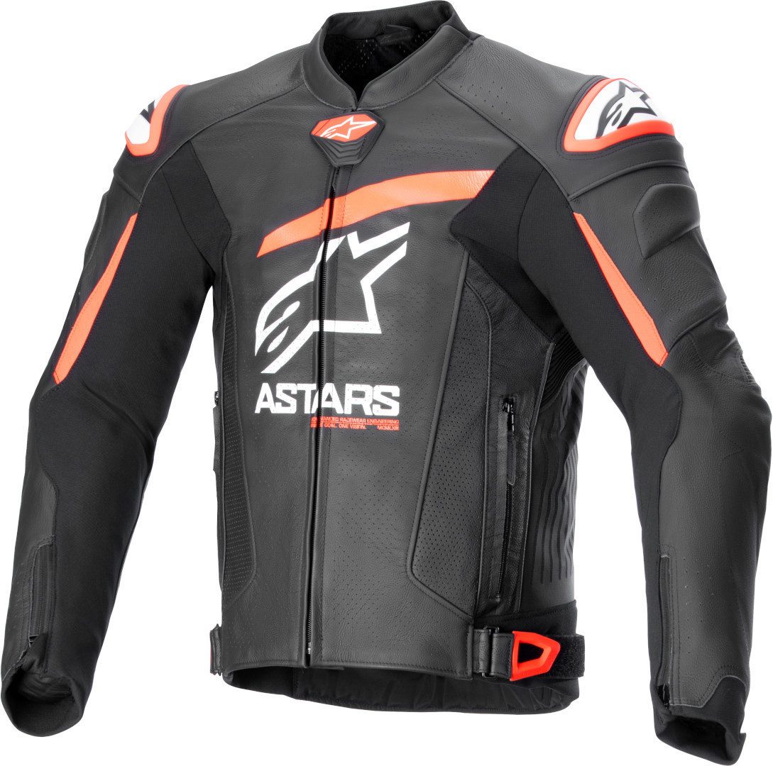 Motorradjacke GP Plus R V4 Airflow perforierte Motorrad Lederjacke