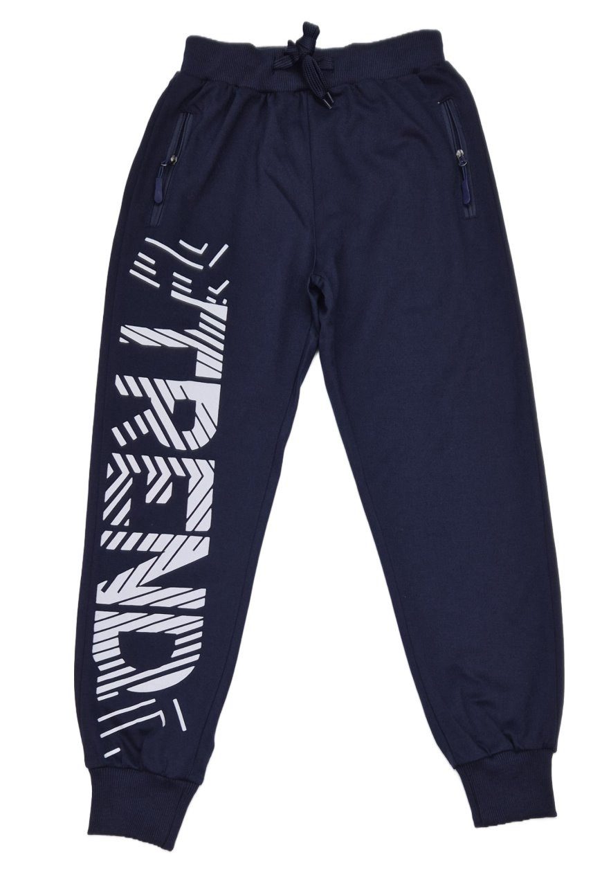 Fashion Boy Jogginghose Jogginghose Freizeithose Kinder Sporthose ungefüttert, J35e