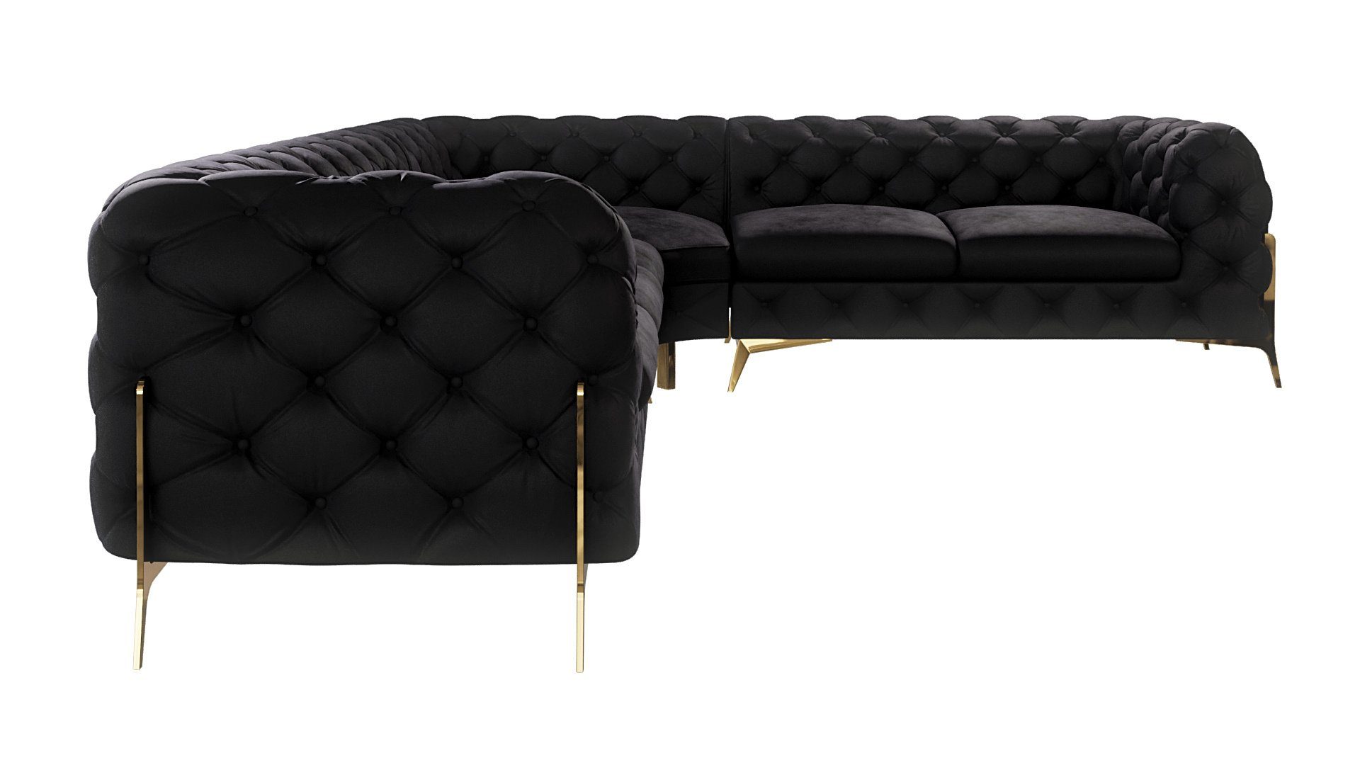 S-Style Möbel Ecksofa Ashley, Chesterfield mit günstig online kaufen