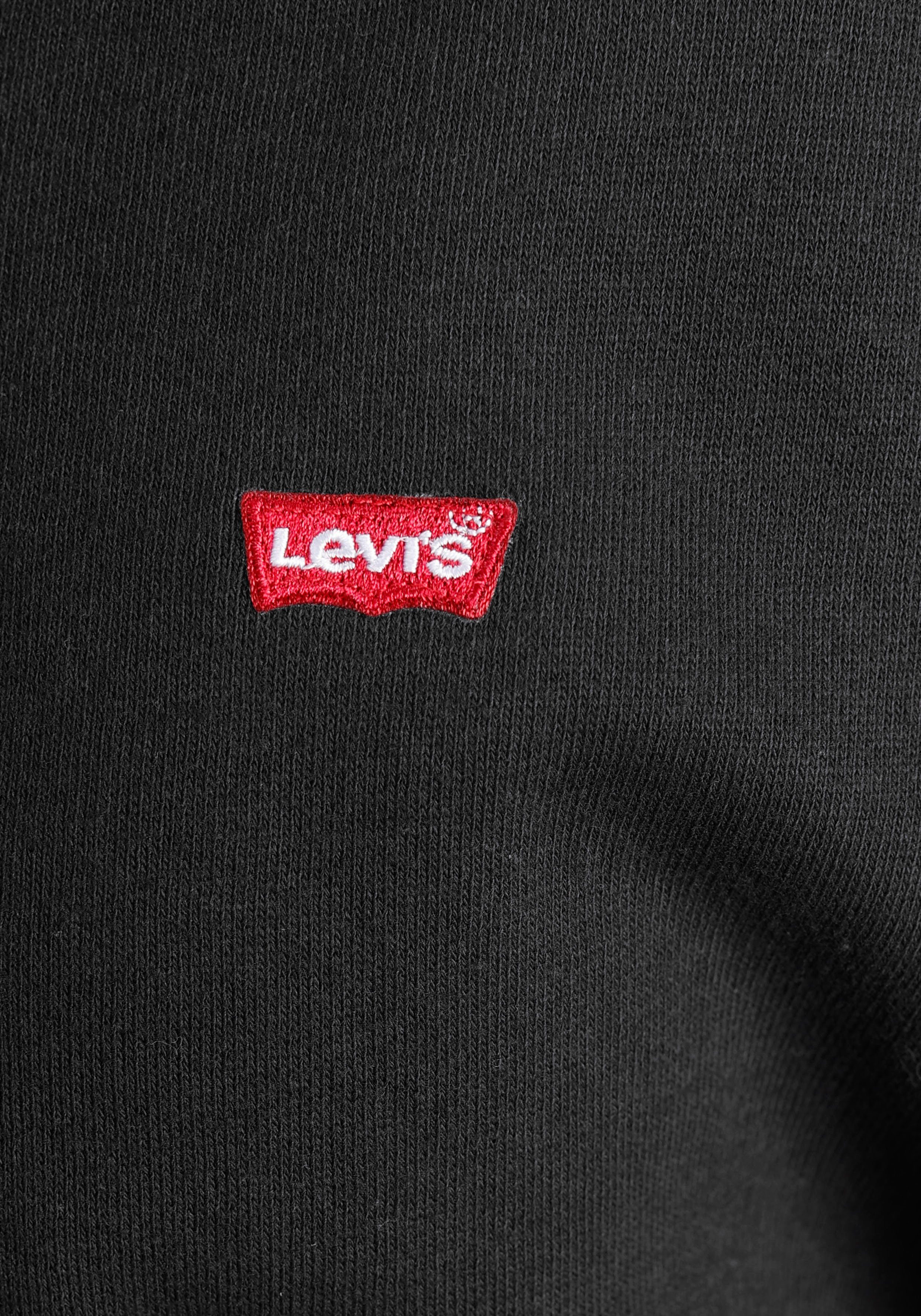 der ZIP mit Levi's® auf Sweatjacke Logo HOODIE Brust STANDARD black