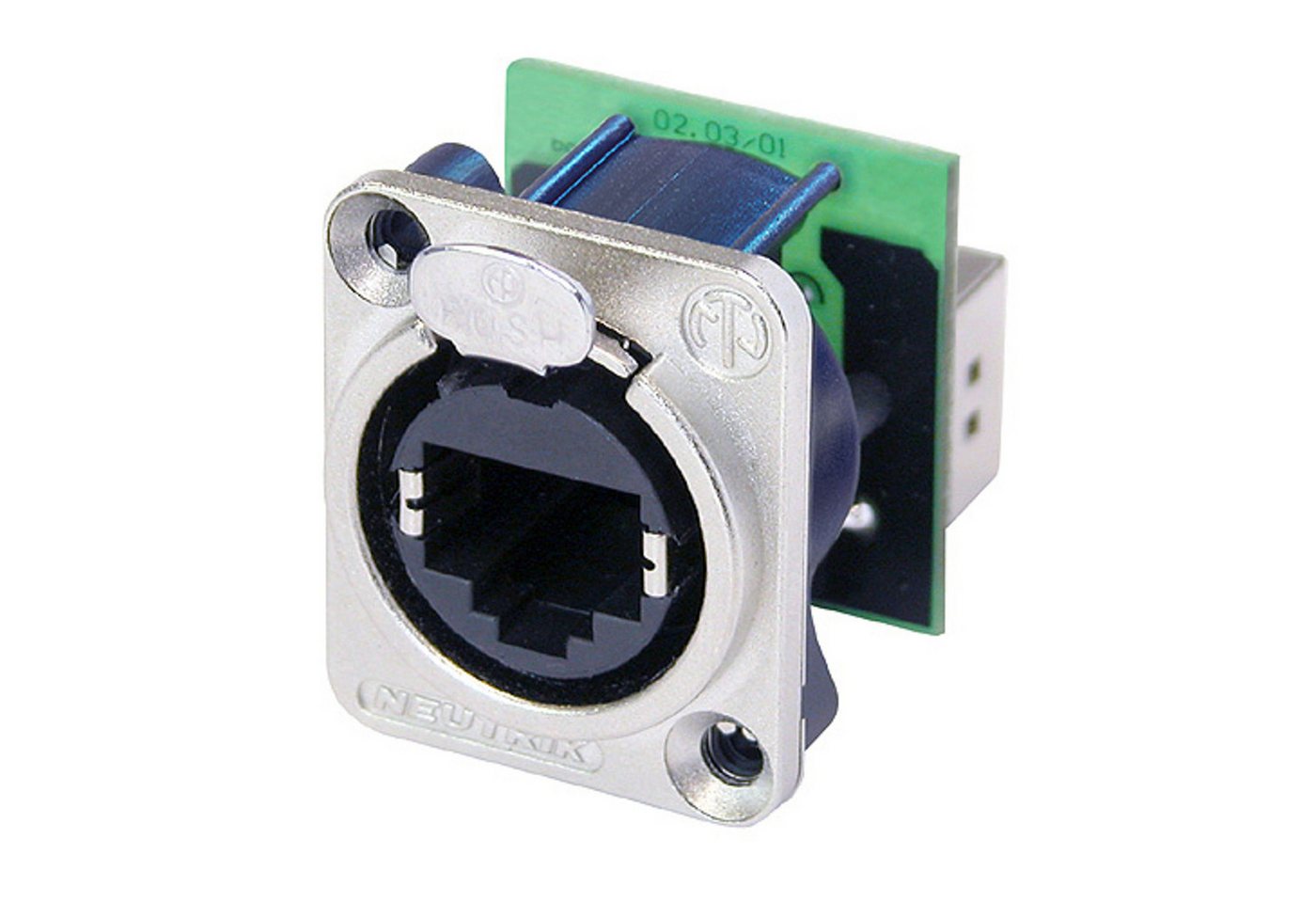 Thumbnail - Neutrik Netzwerkstecker, (NE8FDP RJ45 Einbaubuchse Hochwertige Verbindung Geeignet für Netzwerkinstallationen, Stecker &...