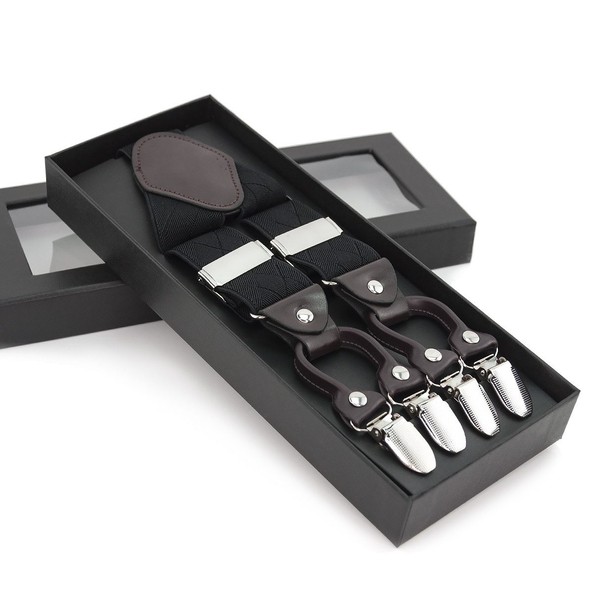 MidGard Hosenträger Y-Form mit 6 extra starken Clips, 3,5cm Breit, Einstell günstig online kaufen