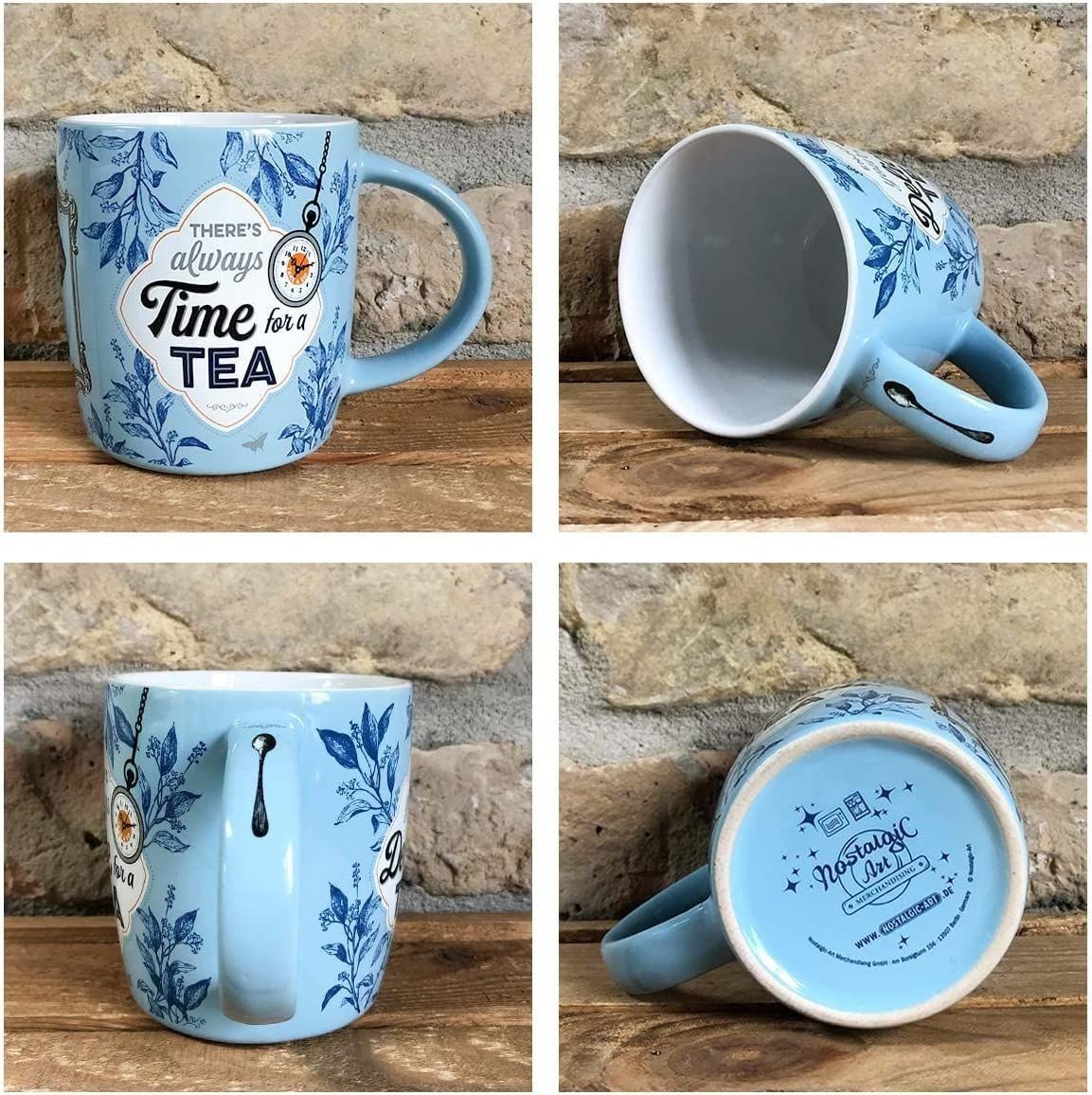 Nostalgic-Art Tasse Kaffeetasse - Home & Country - Always Time for a Tea