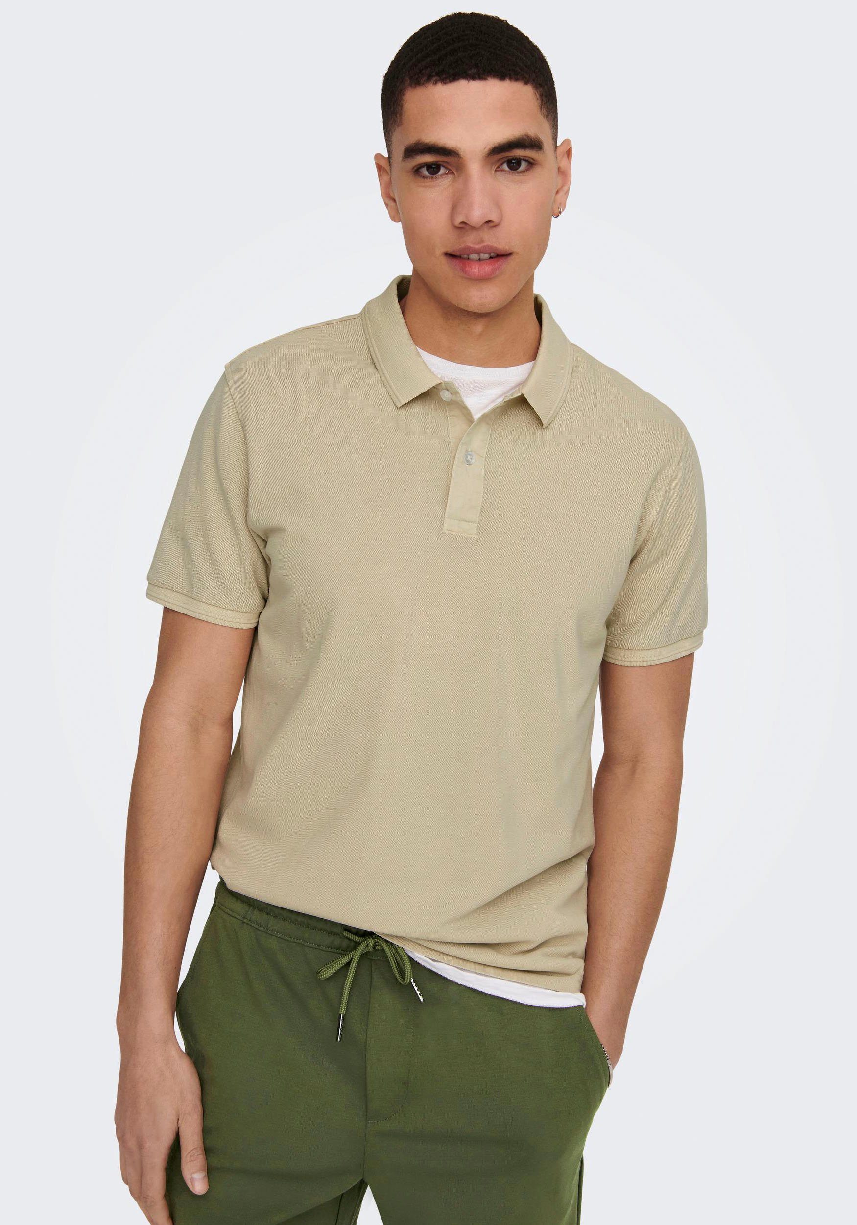 ONLY & SONS Poloshirt TRAVIS Polo moonstruck