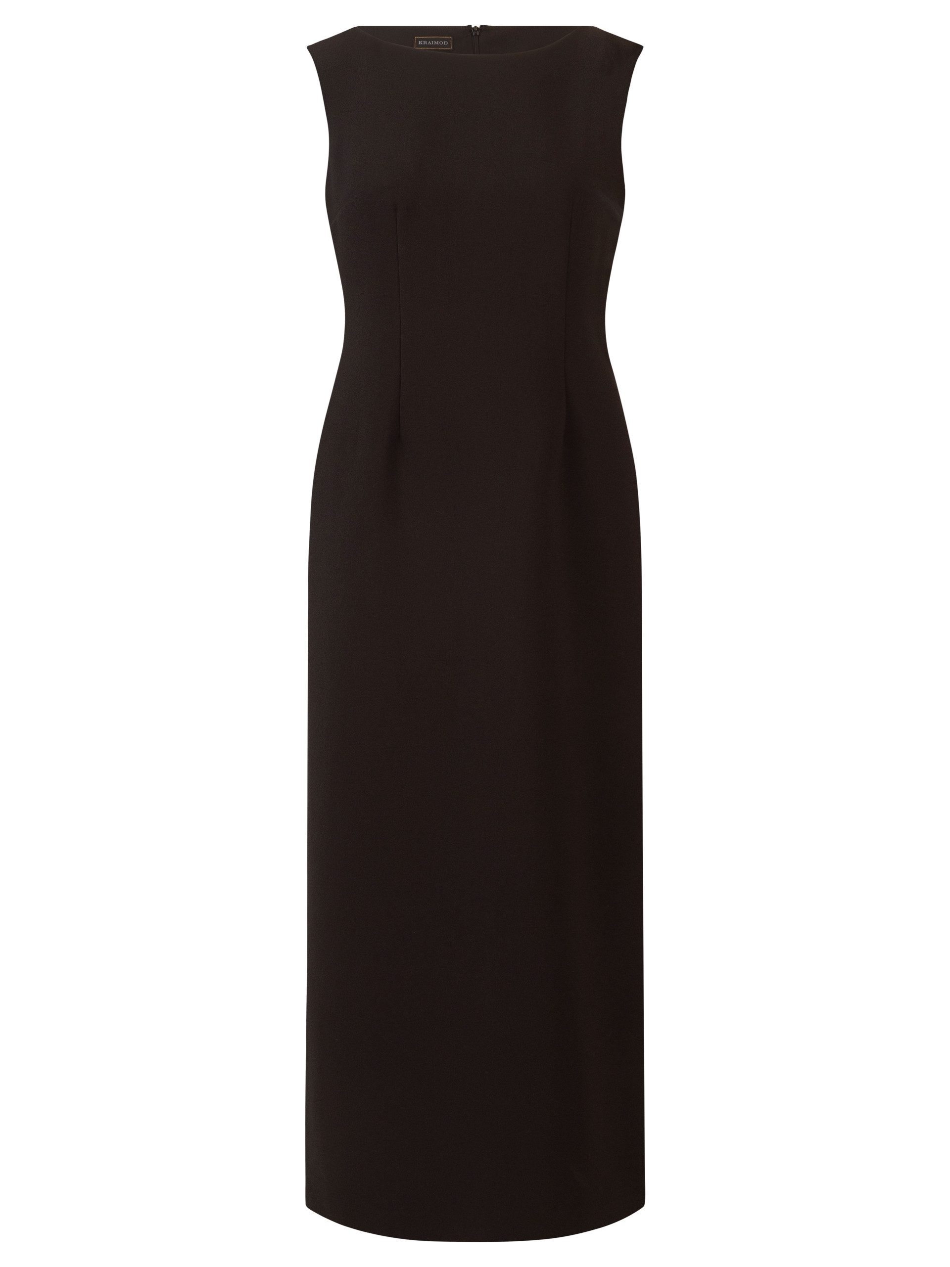 Kraimod Abendkleid mit Rückenschlitz und Rundhals – Bild 5 von 5