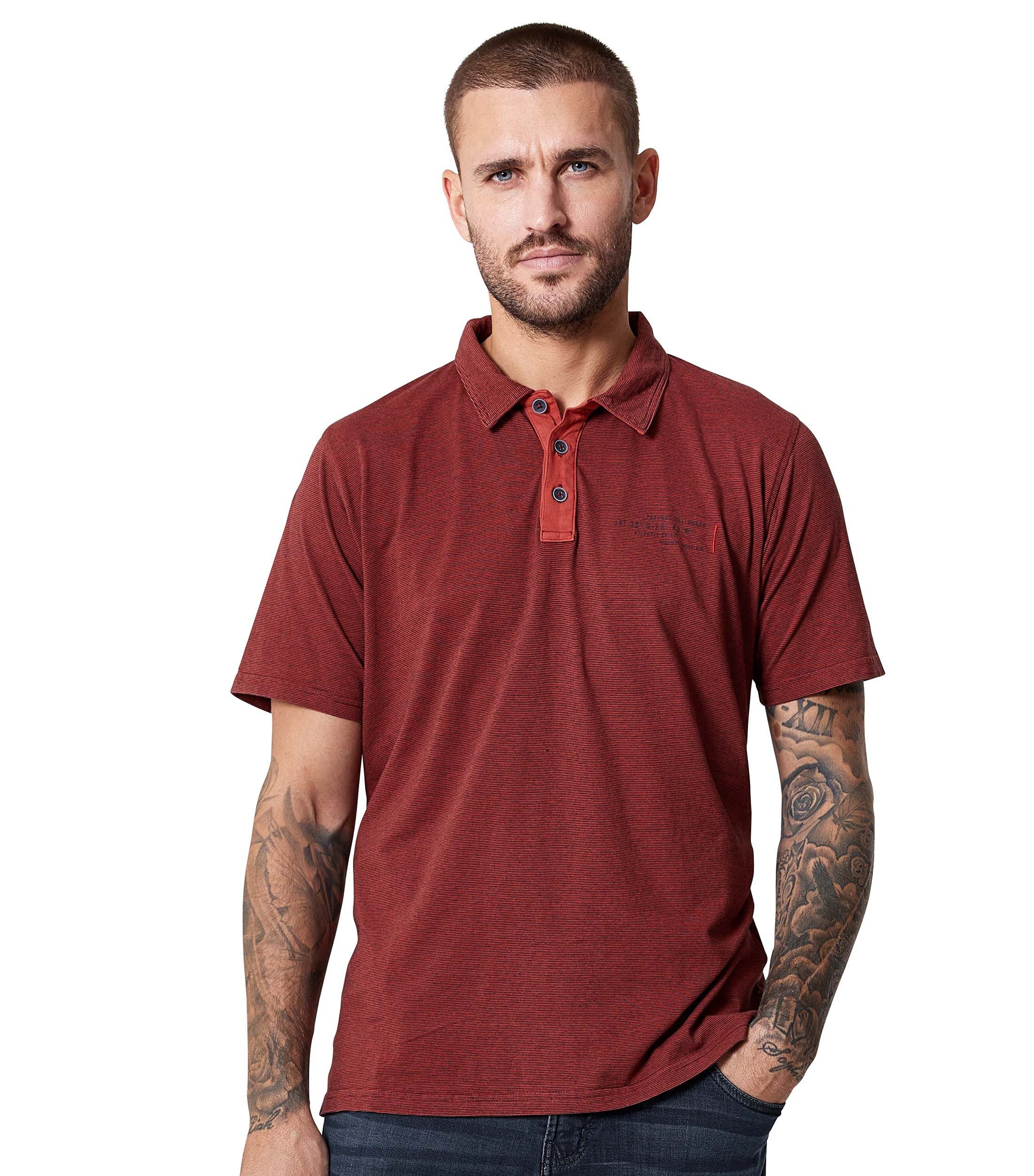 Poloshirt CASAMODA Polo-Shirt gestreift