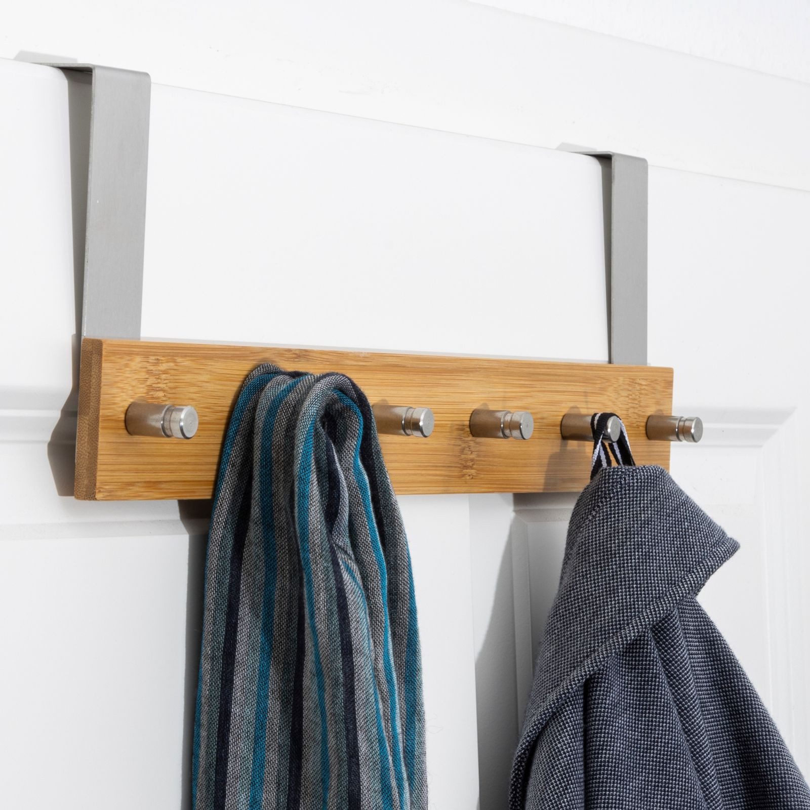 Gravidus Türgarderobe Türgarderobe Bambus 6 Haken