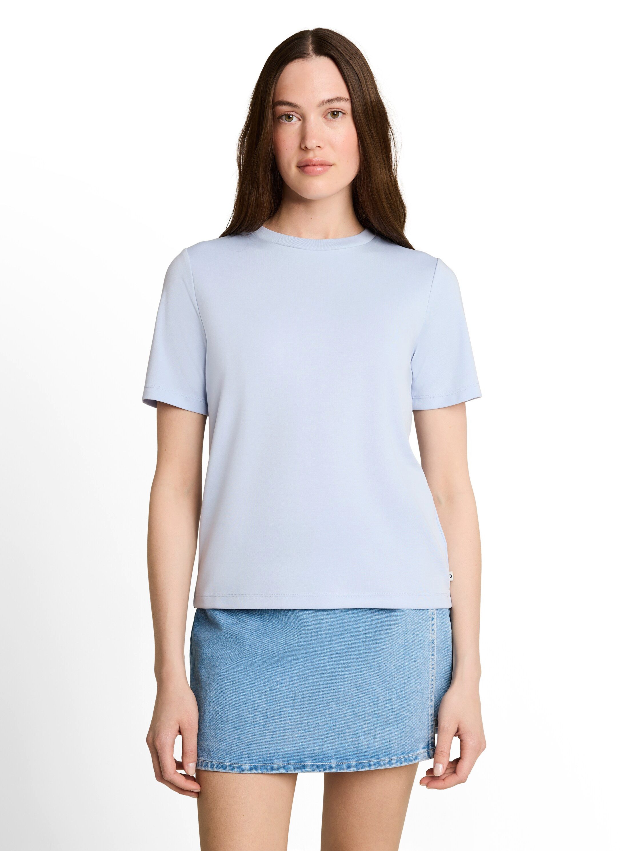 TOM TAILOR Denim T-Shirt mit Rundhalsausschnitt