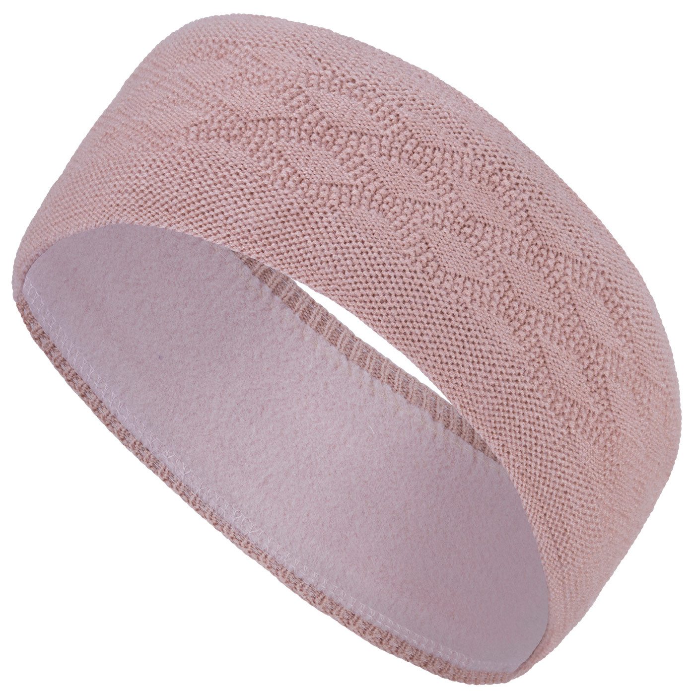 compagno Stirnband (1-St) Damen Stirnband gefüttert Ohrenschützer gestrickt Kopfband Winter