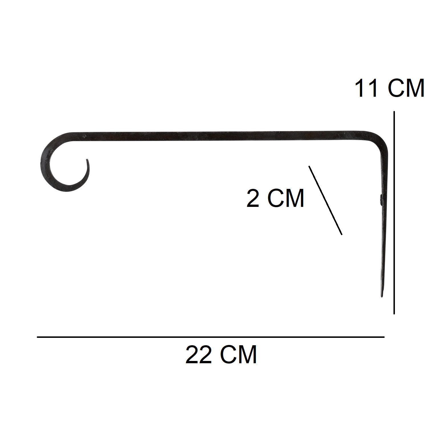 Marrakesch Orient & Mediterran Interior Wandhaken 2er Set Wandhaken fuer Blumenampel Laternenhaken Mapos, (2-St), Handarbeit