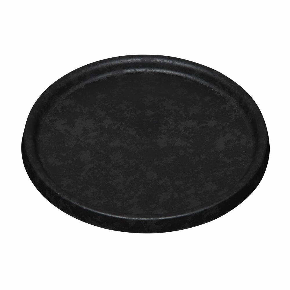 Poétic Blumentopfuntersetzer Element Graphit Ø 23 cm, Zubehör für Blumentopf der Serie ELEMENT